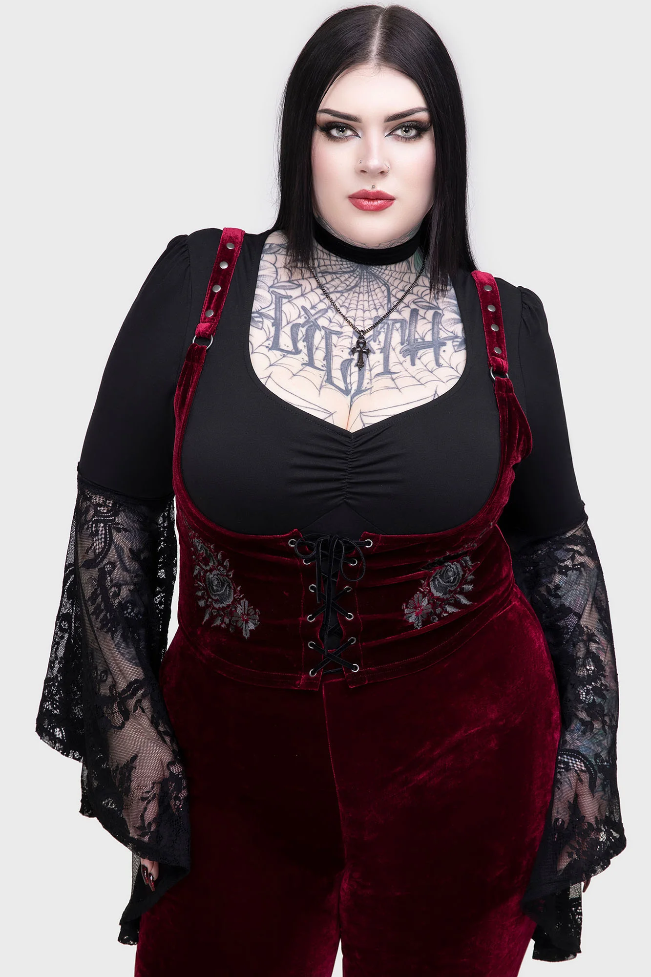 A Devil's Rose Underbust Corset Top - Image 6