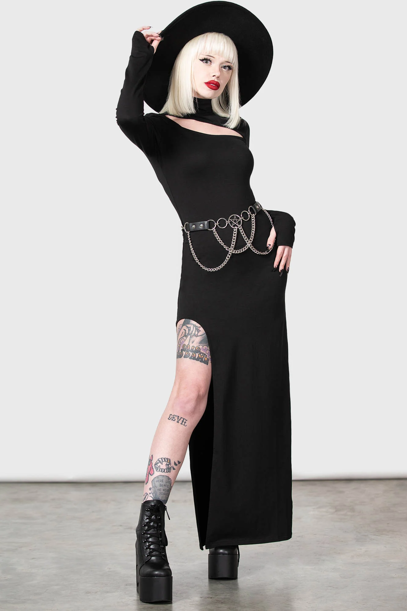 Astaroth Long Sleeve Dress - Image 5