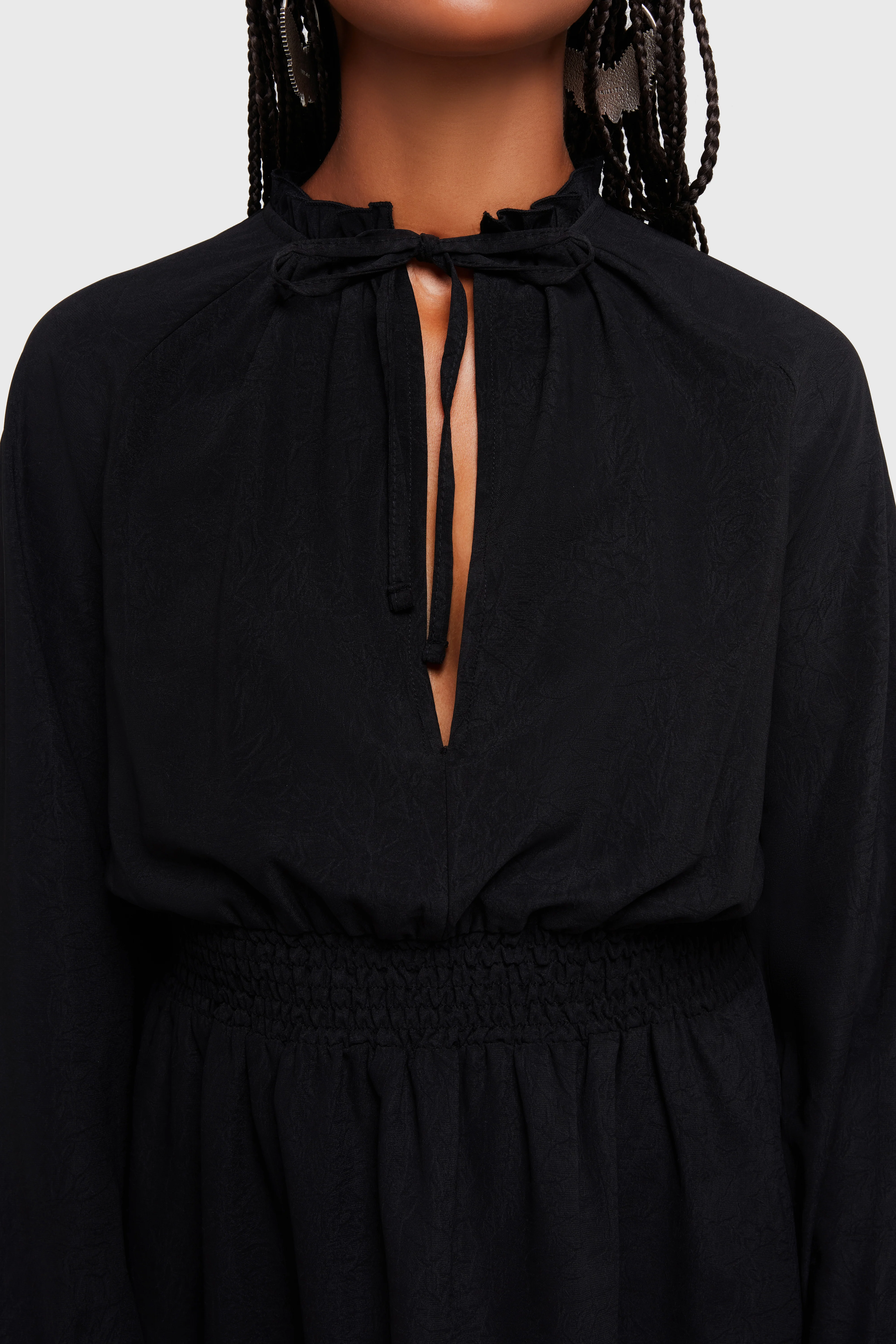 Autumna Mini Dress [Black] - Image 2