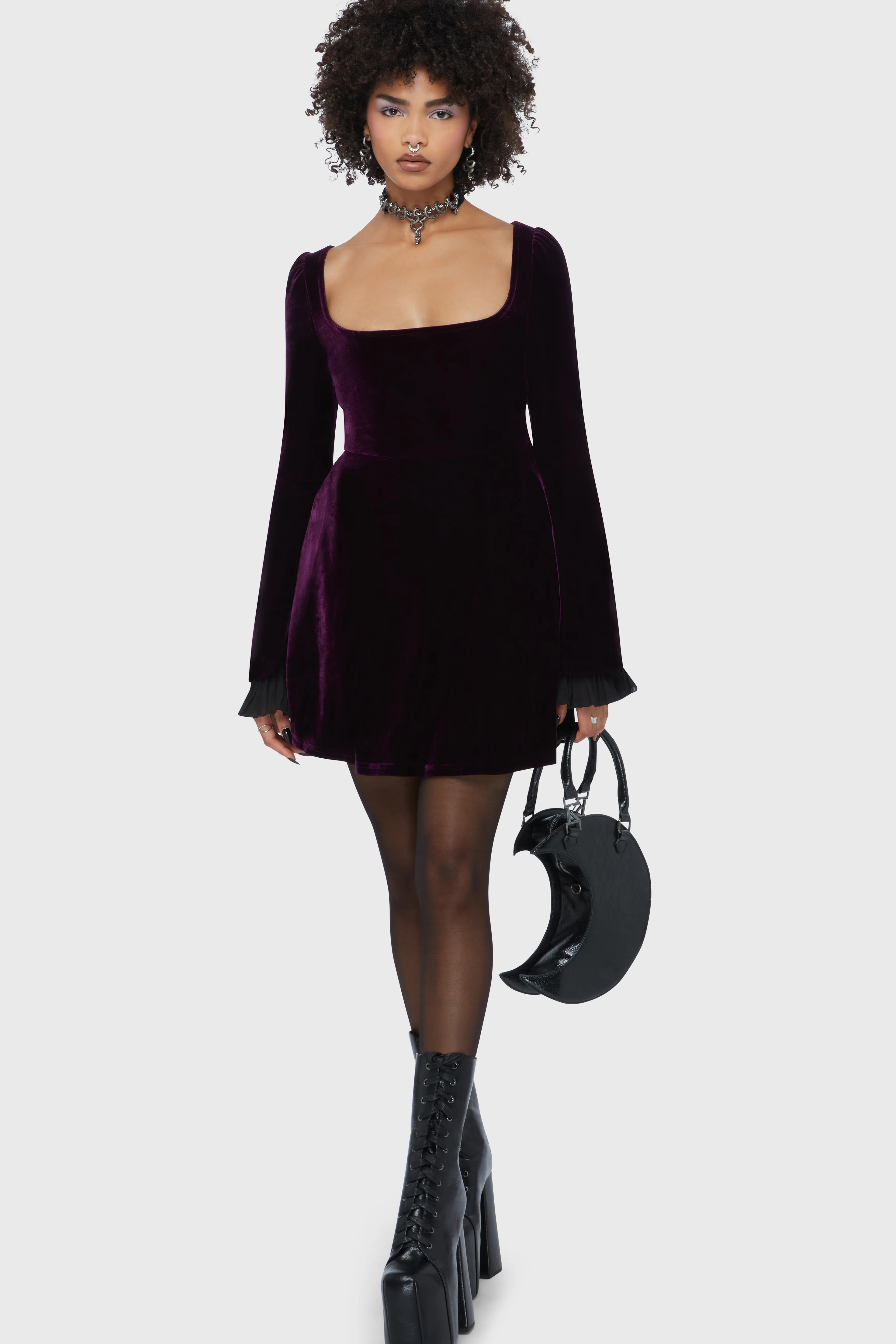 Beatrix Dress [Purple] - Image 3