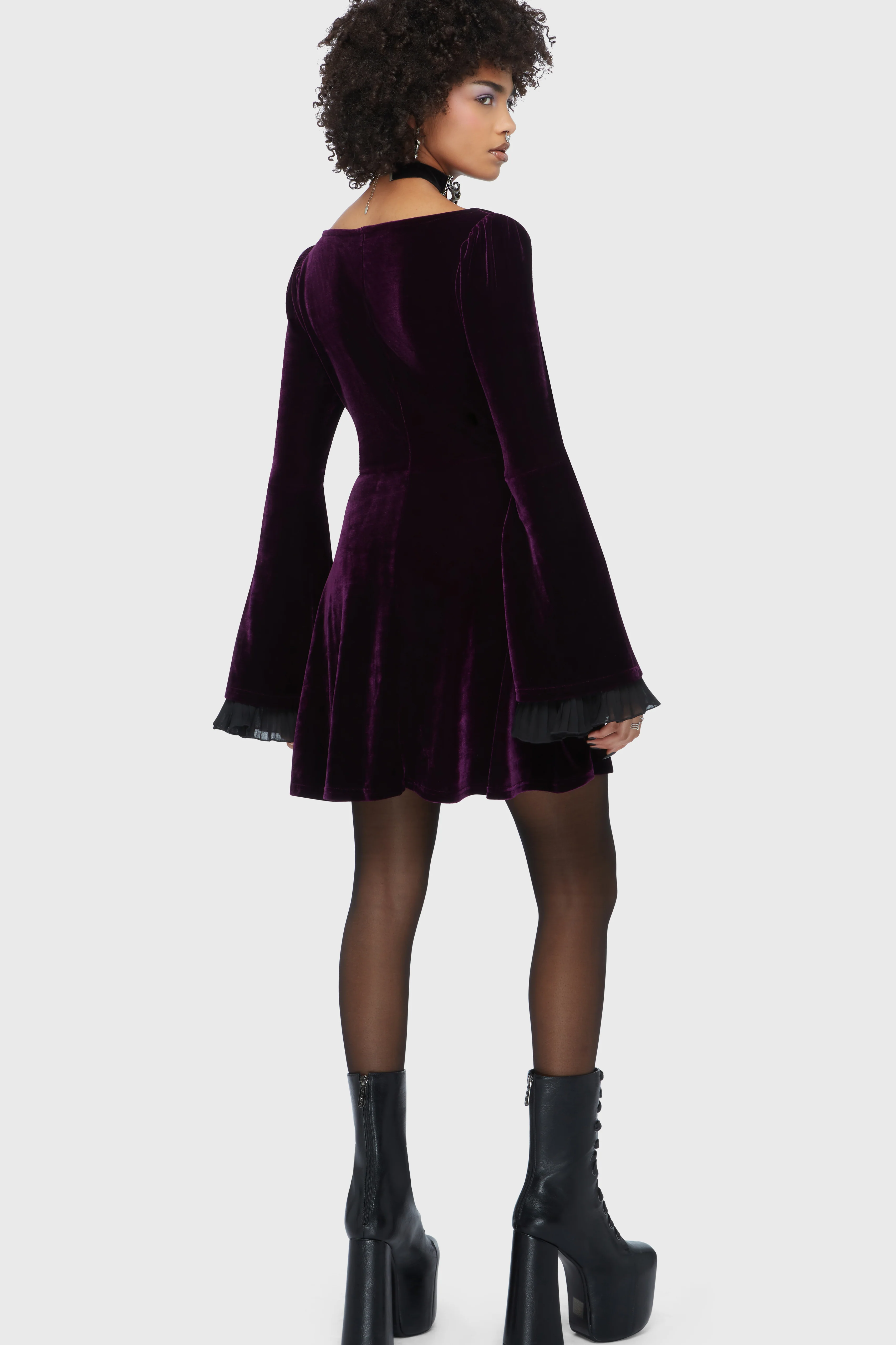 Beatrix Dress [Purple] - Image 4