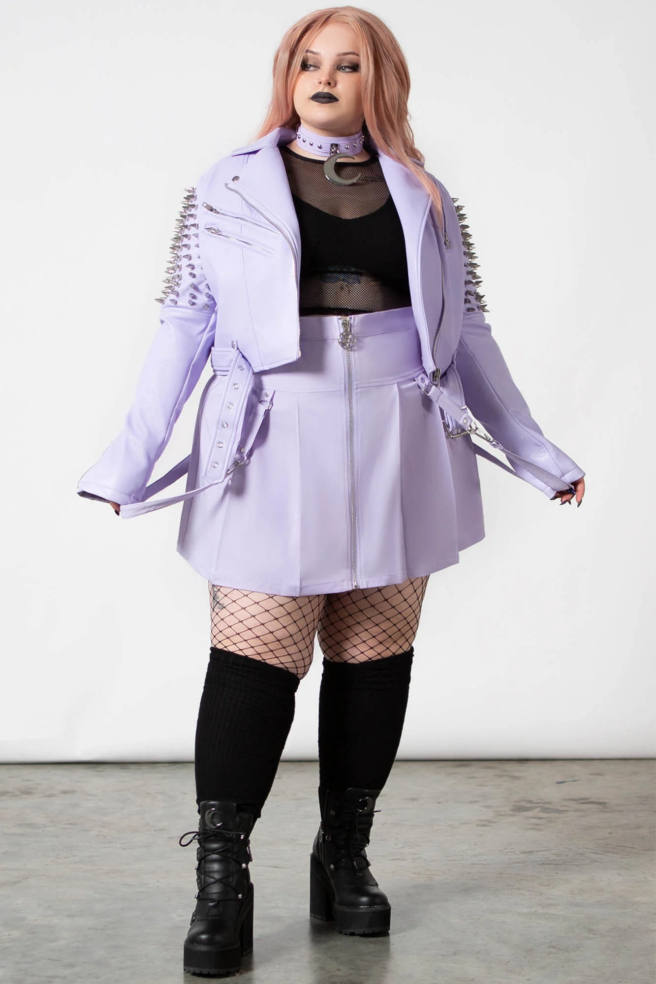 Blaire B*tch Mini Skirt [PASTEL LILAC] - Image 11