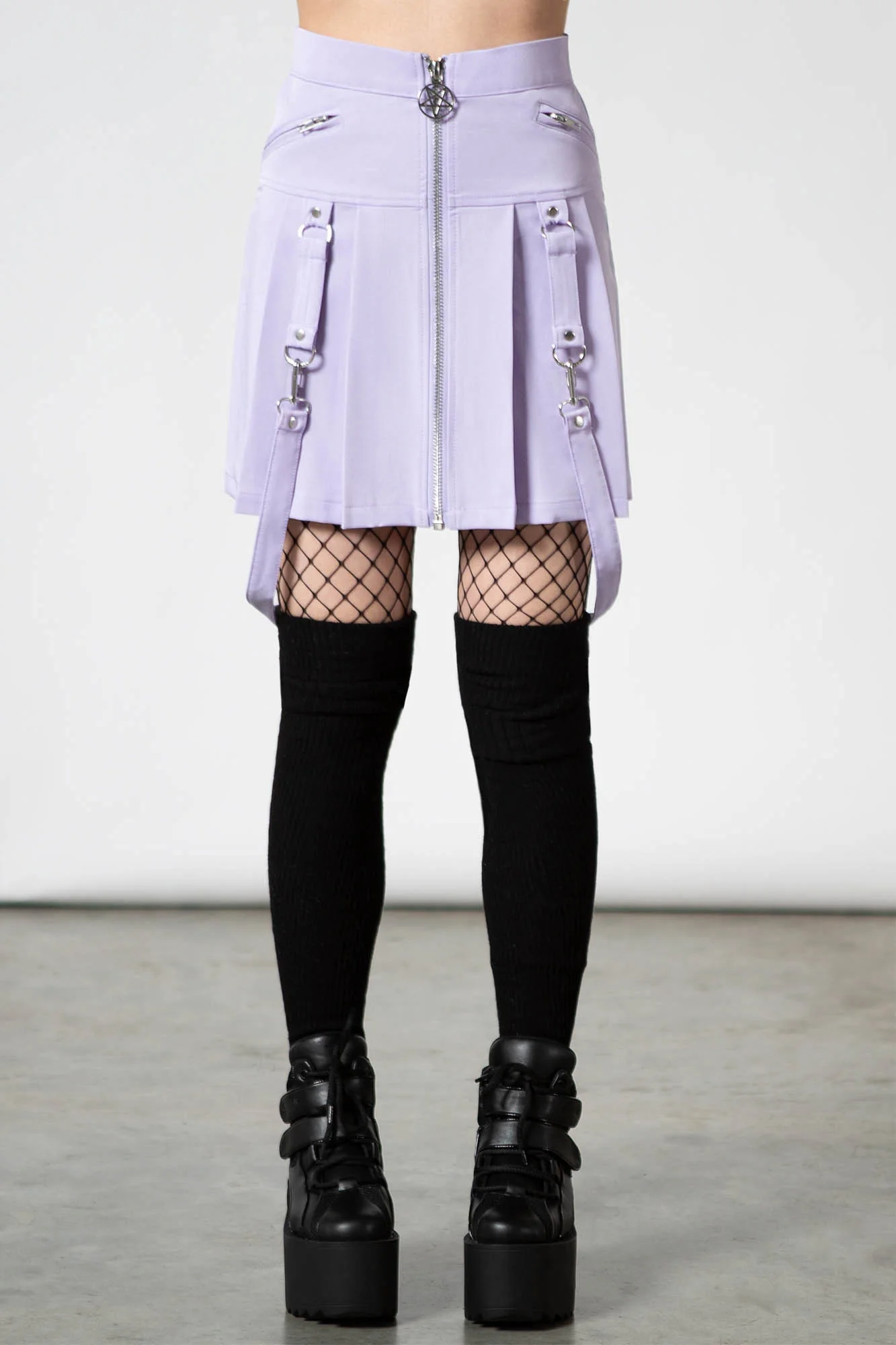 Blaire B*tch Mini Skirt [PASTEL LILAC] - Image 3