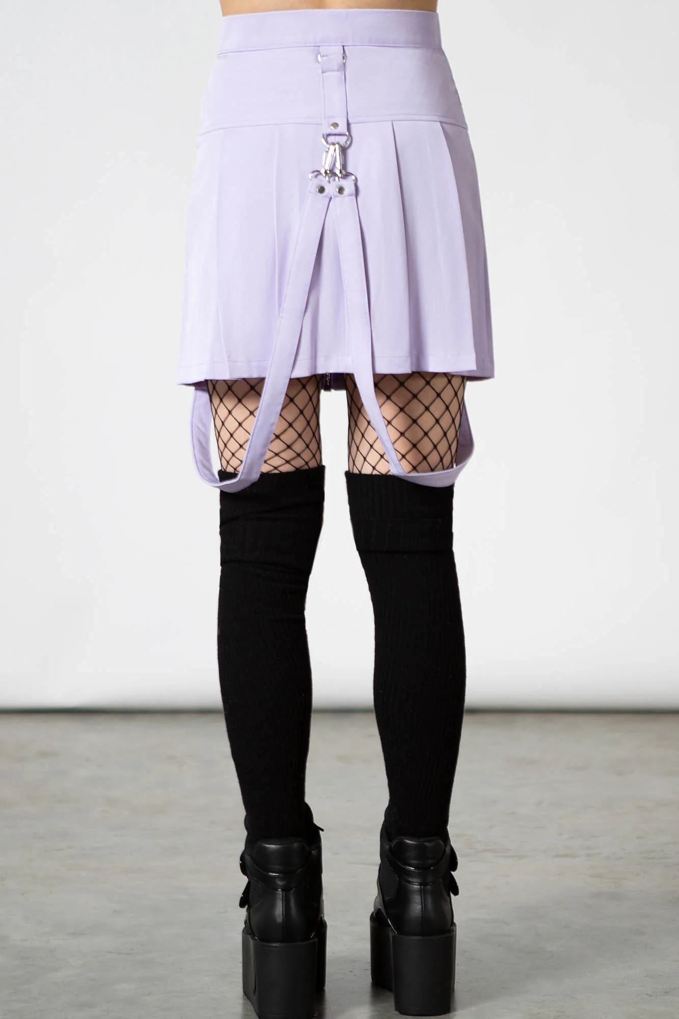 Blaire B*tch Mini Skirt [PASTEL LILAC] - Image 5