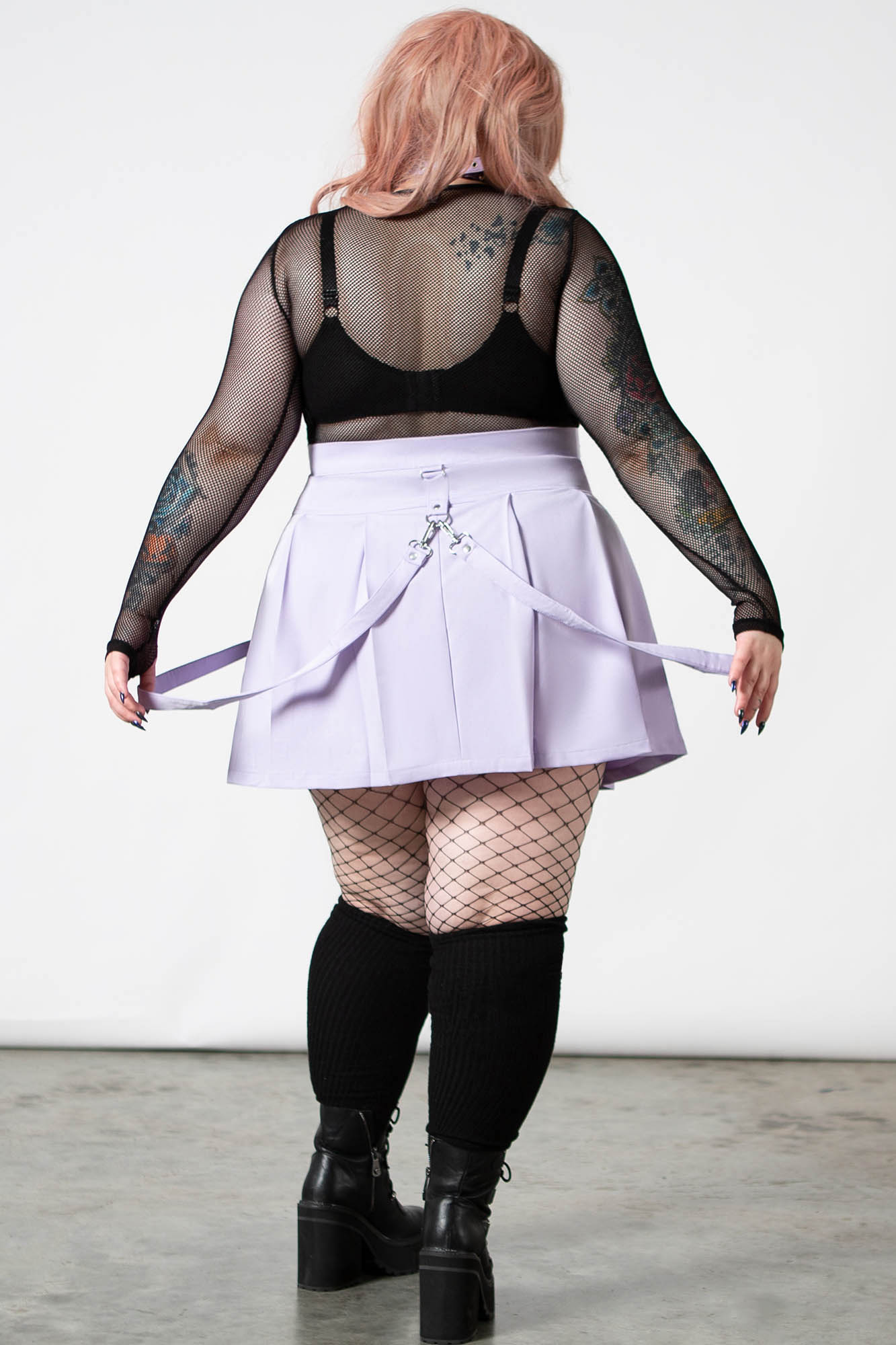 Blaire B*tch Mini Skirt [PASTEL LILAC] - Image 8