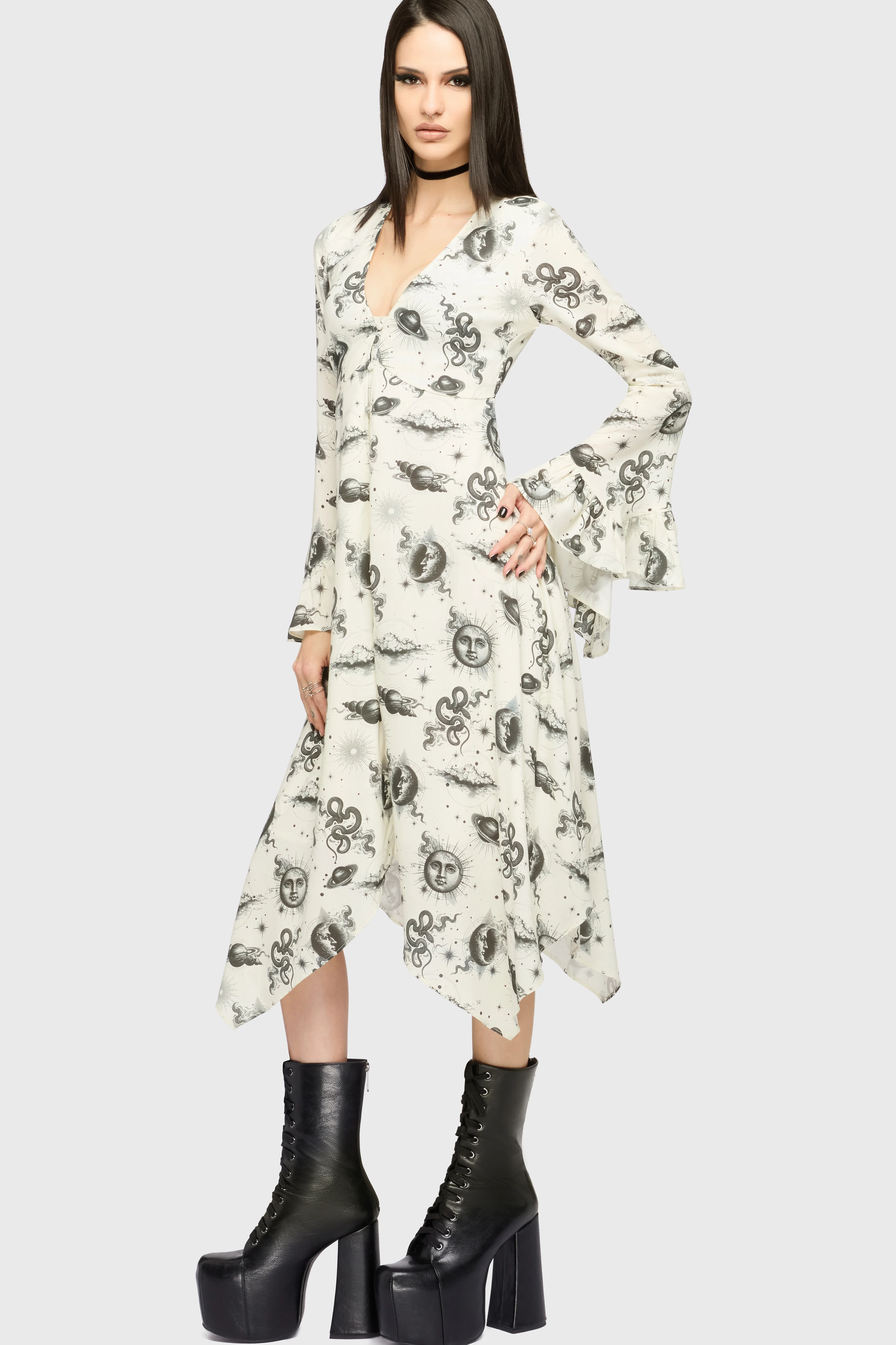 Celestial Night Midi Dress - Image 4