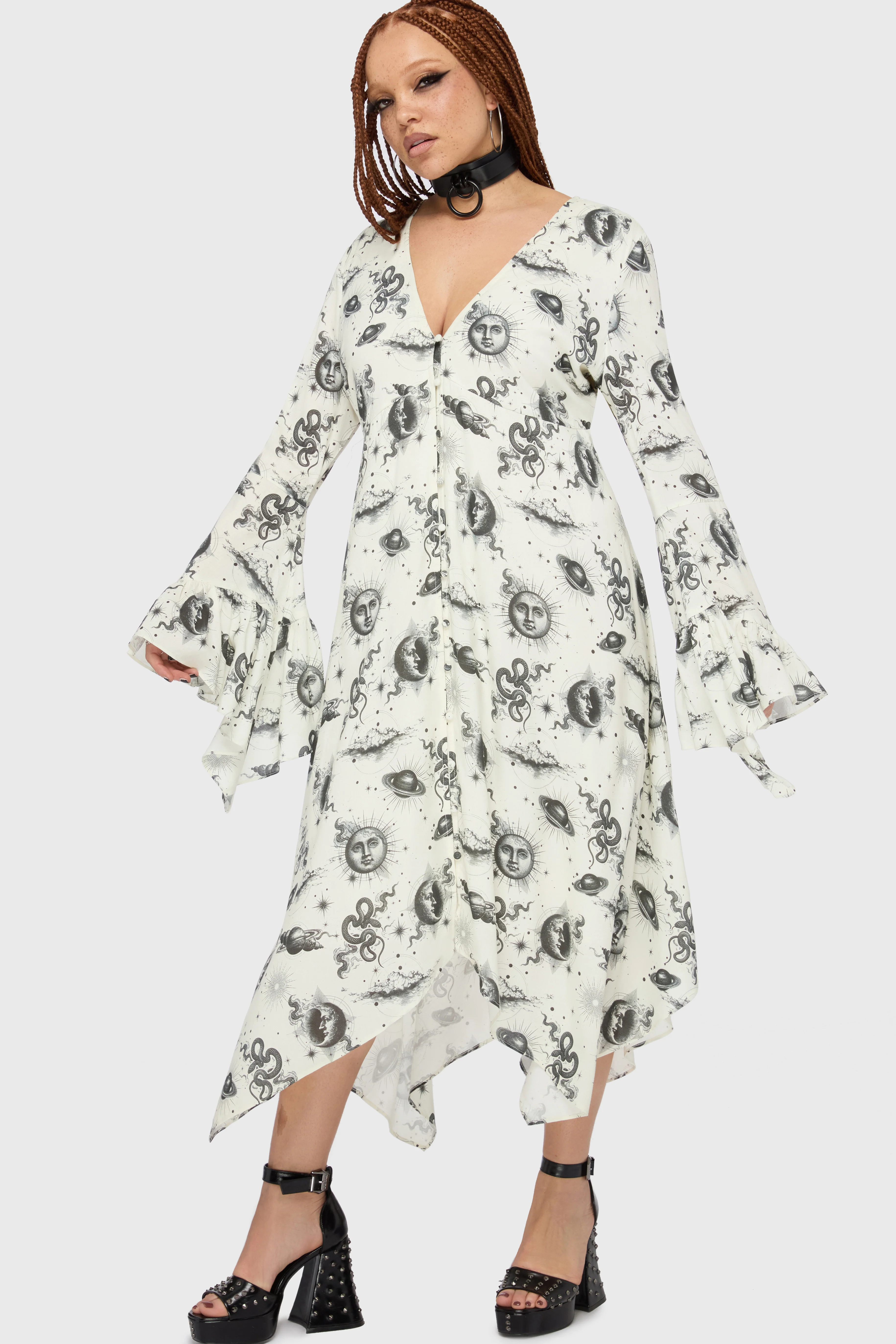 Celestial Night Midi Dress - Image 7