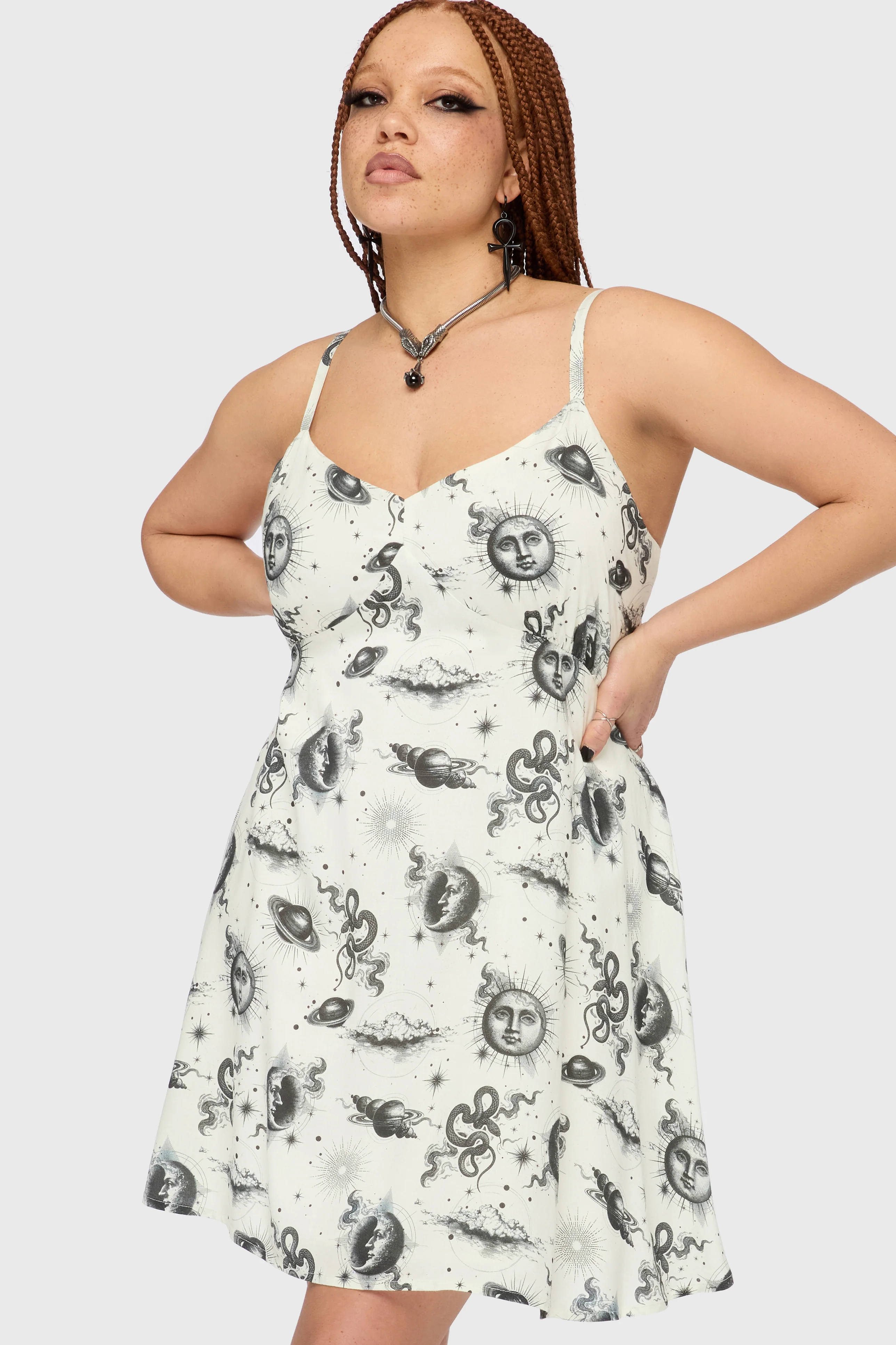 Celestial Night Mini Dress - Image 6