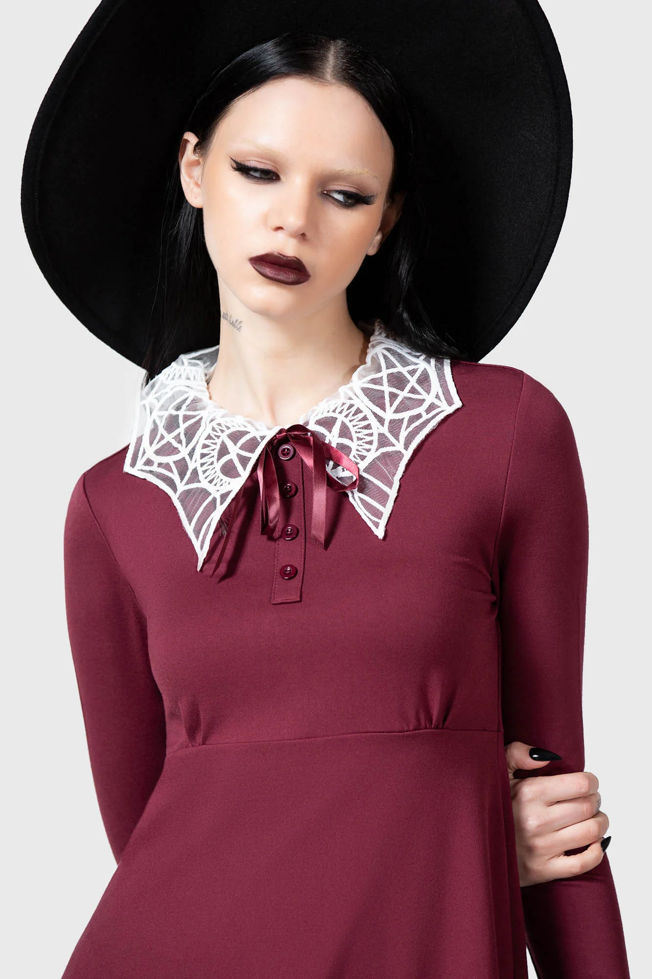 Charmed School Dress [CRIMSON] - Image 2