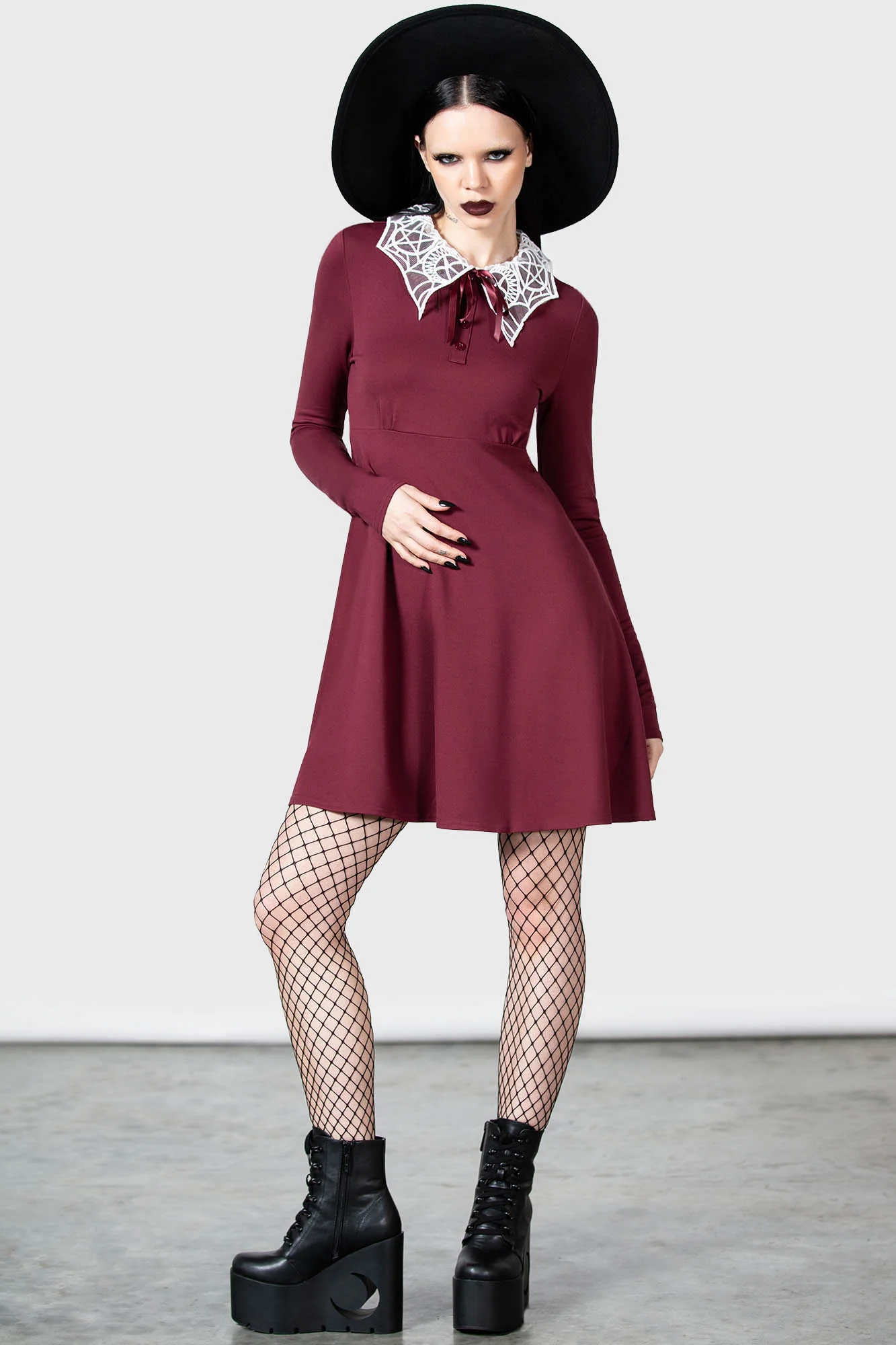 Charmed School Dress [CRIMSON] - Image 5