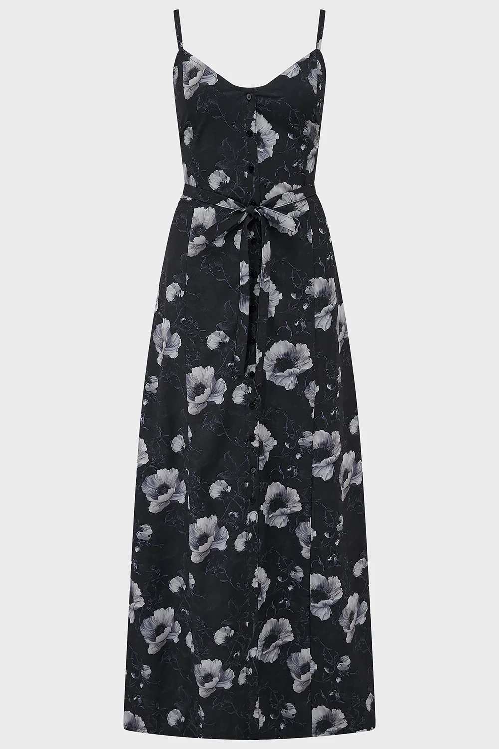 Cottage Chorus Maxi Dress [BLACK AND WHITE] - Image 7