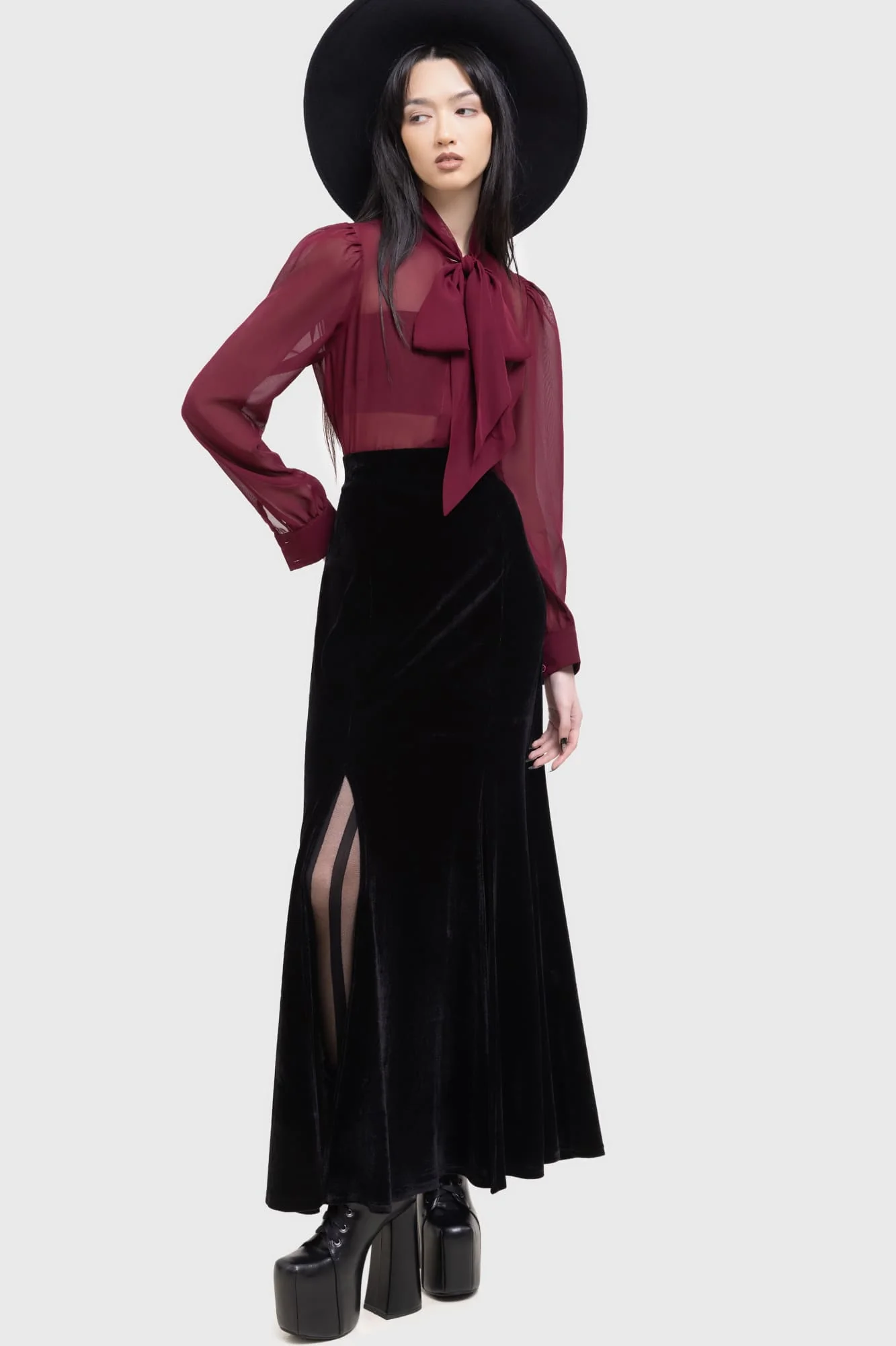 Crimson Oracle Blouse - Image 3