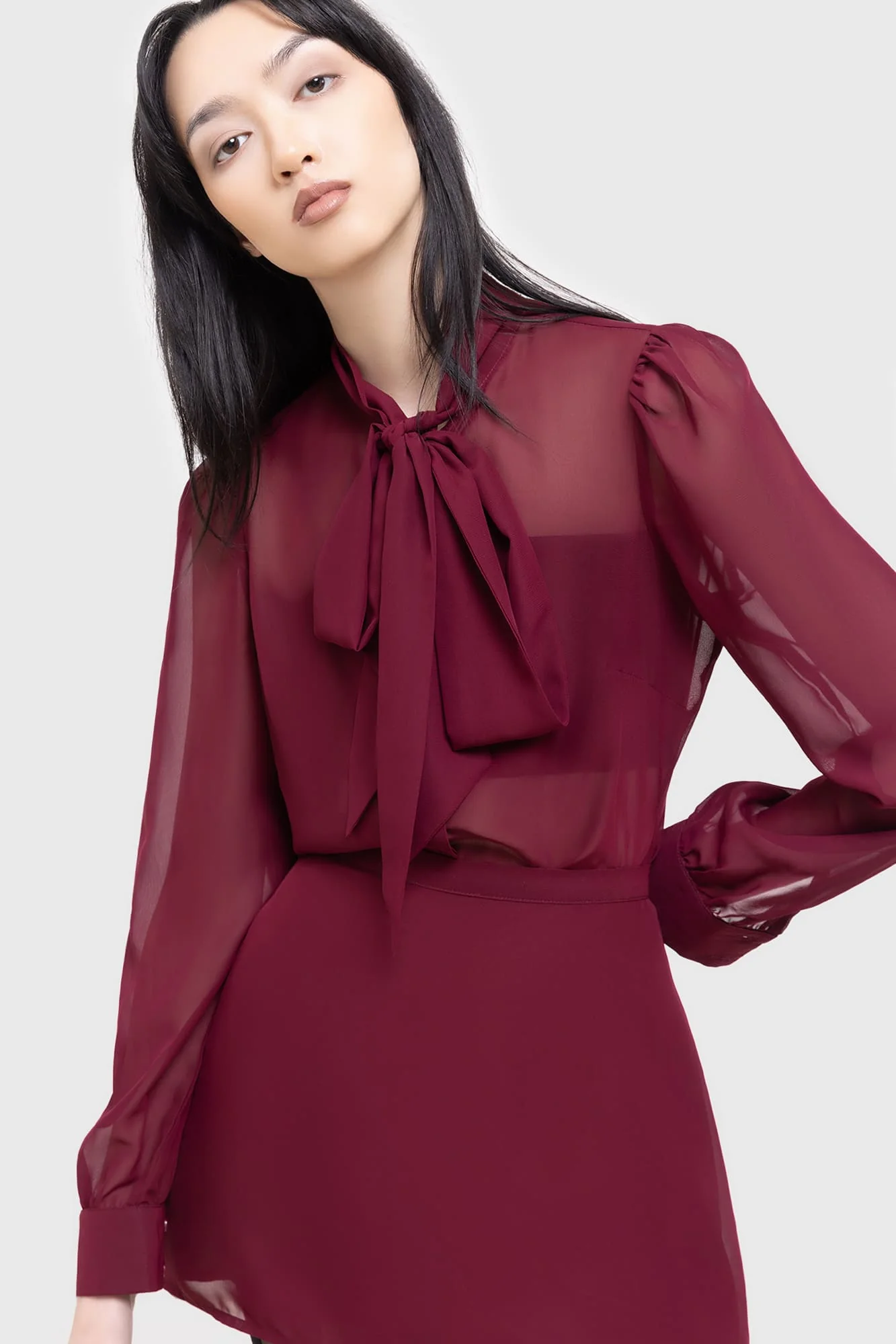 Crimson Oracle Blouse - Image 4