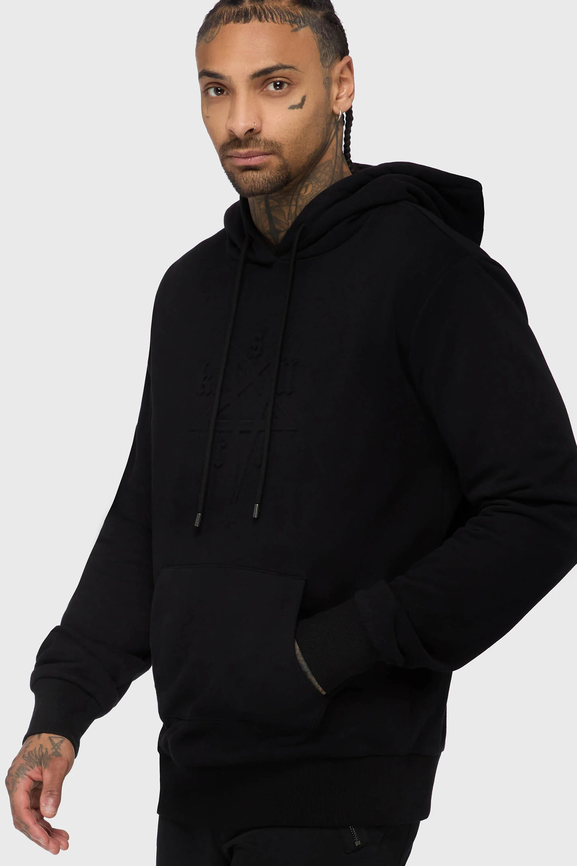 Crypt Threads Embossed Hoodie - Image 3