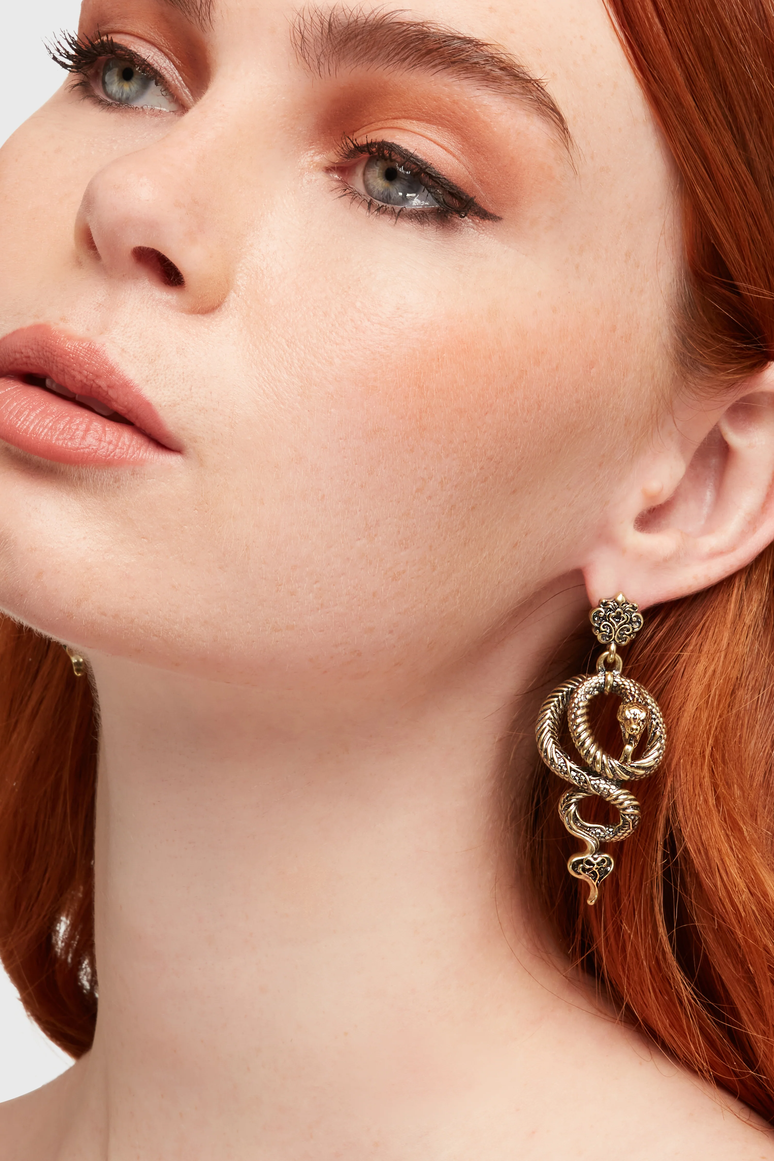 Deadly Coil Earrings [Gold] - Image 3