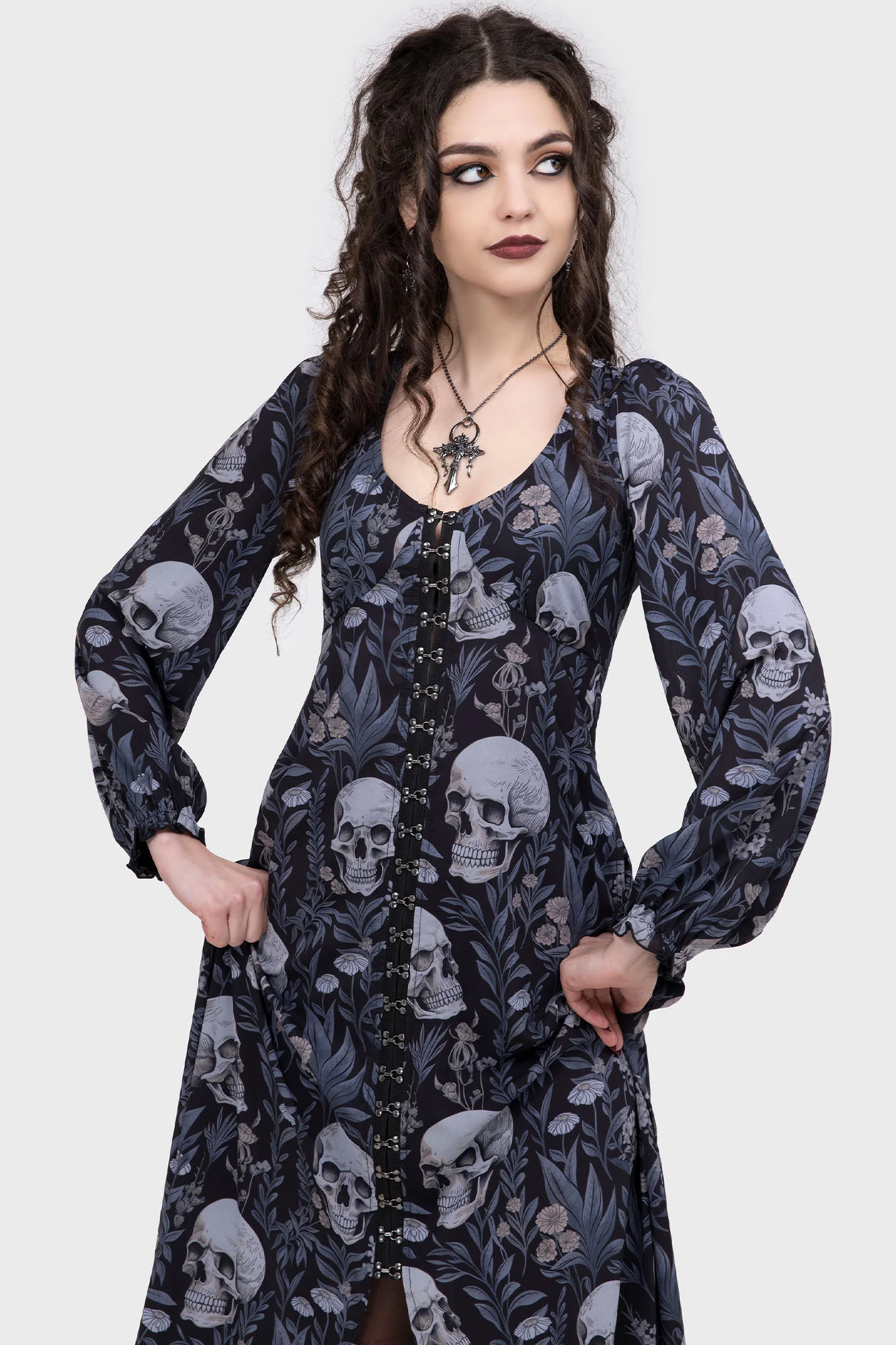 Death's Head Maxi Dress - Image 3
