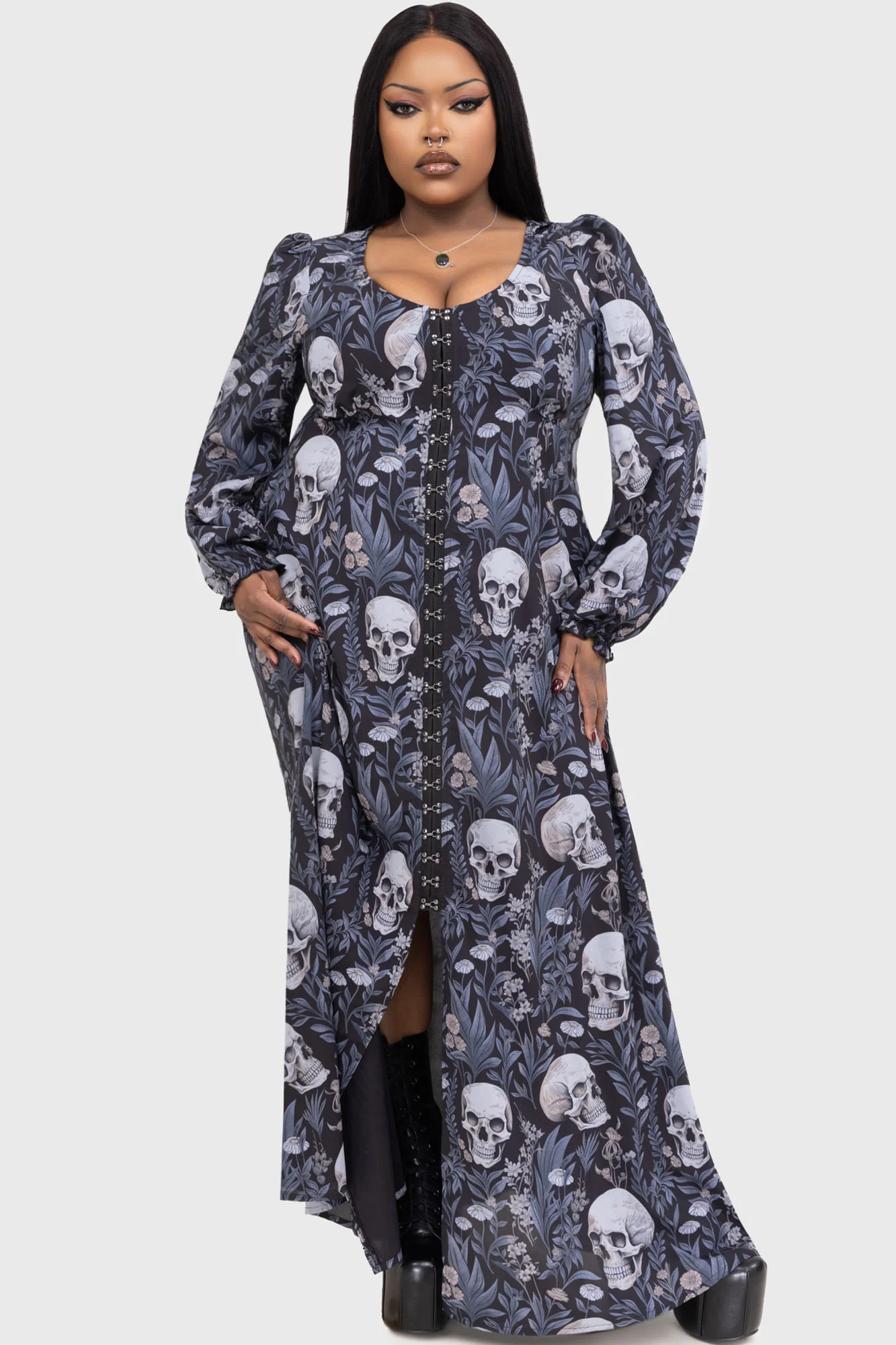 Death's Head Maxi Dress - Image 6