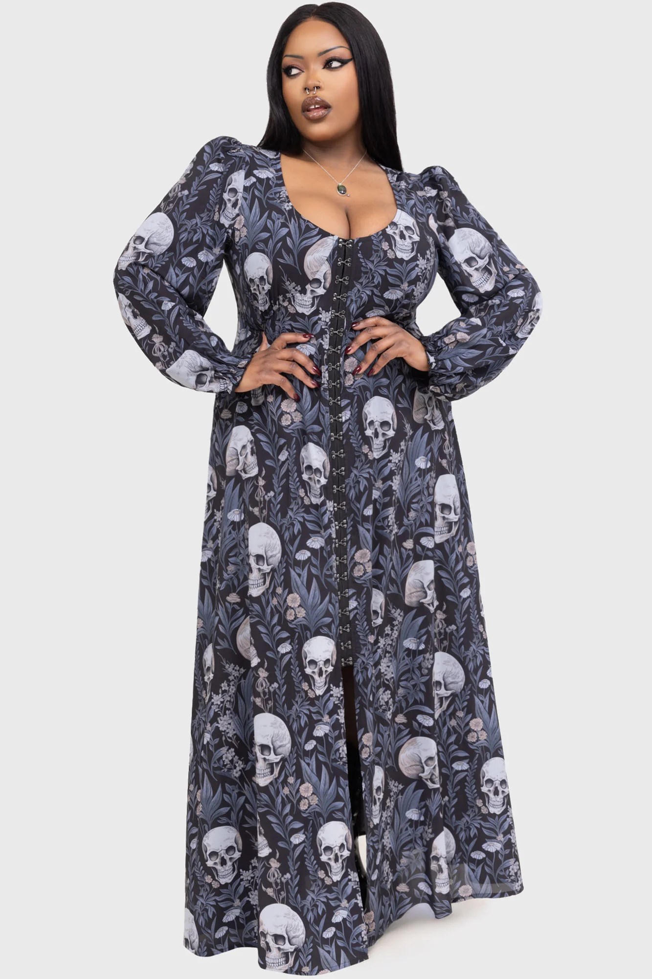 Death's Head Maxi Dress - Image 7