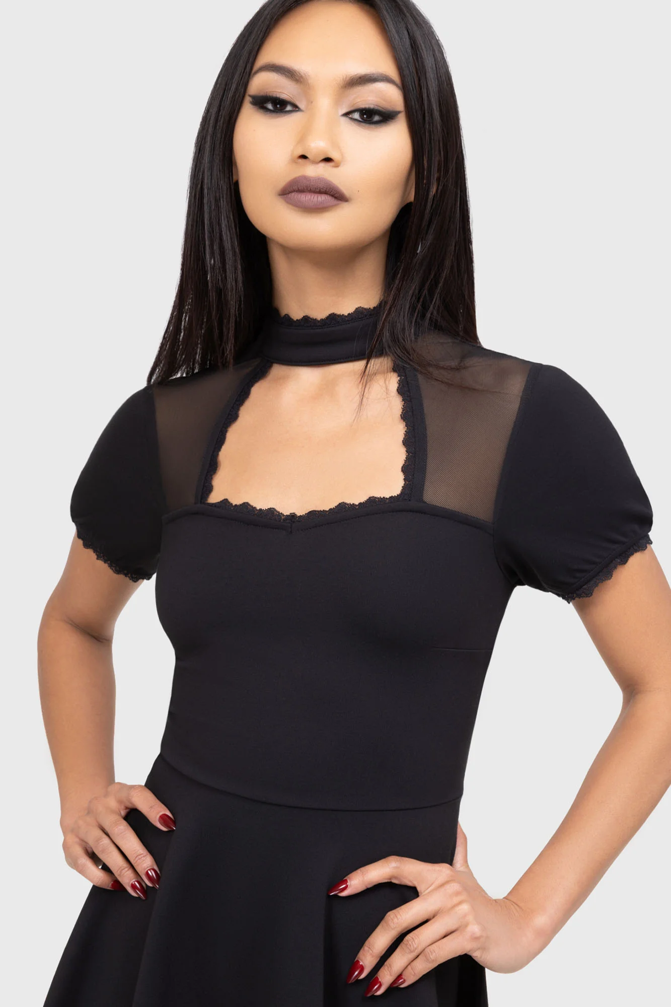 Draculana Skater Dress [B] - Image 2
