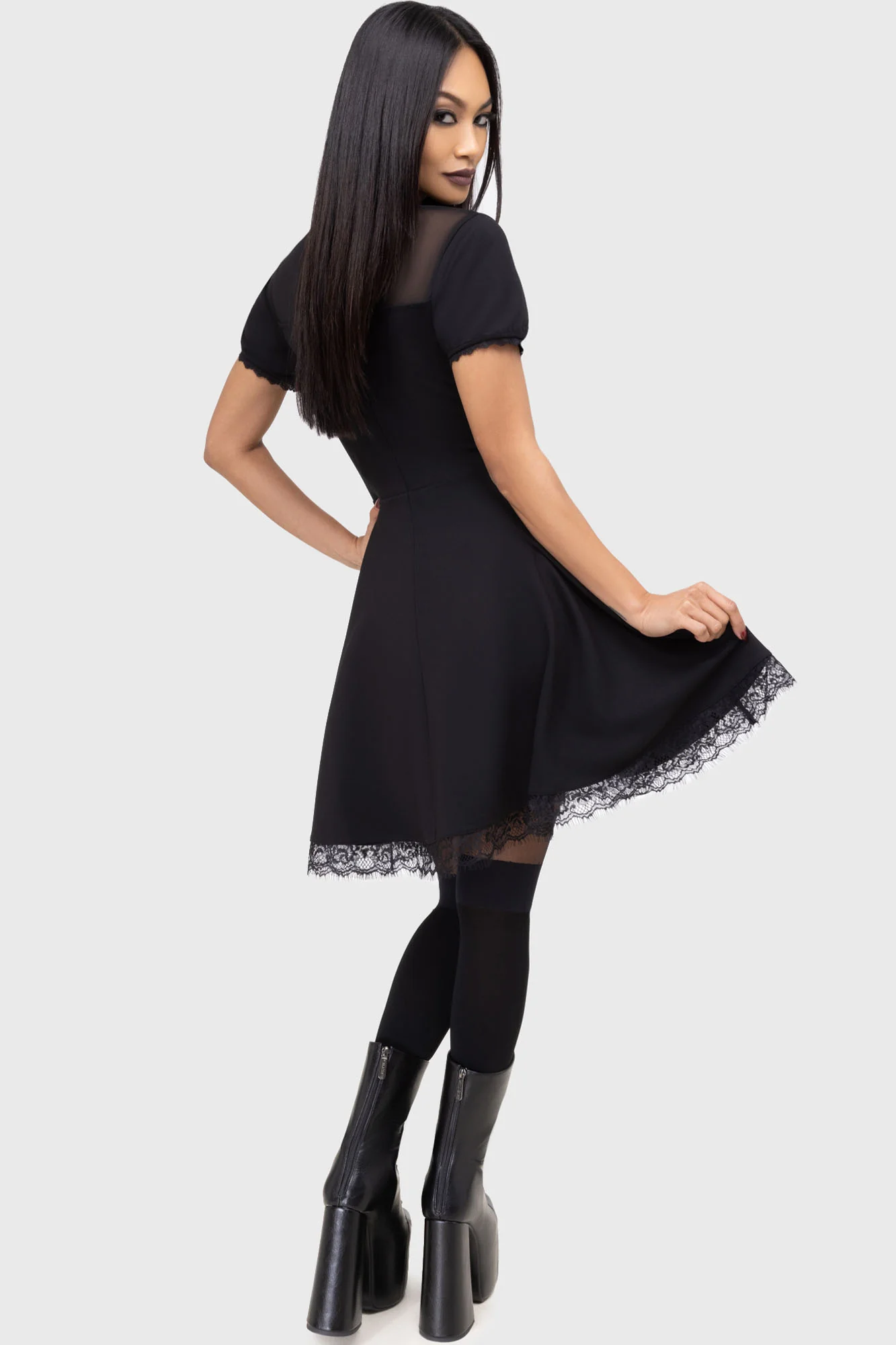 Draculana Skater Dress [B] - Image 5
