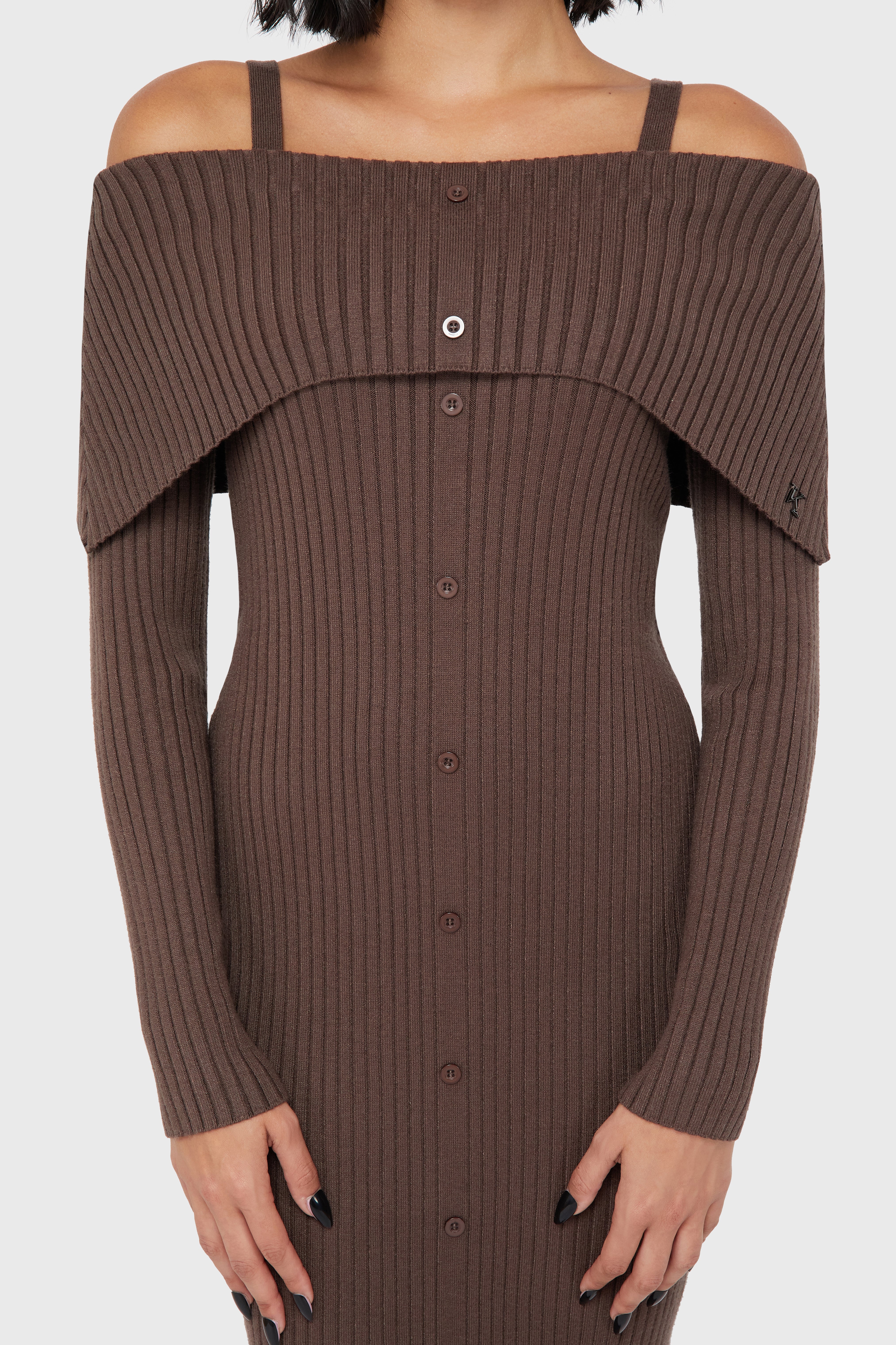 Dusk Empress Dress [Brown] - Image 3
