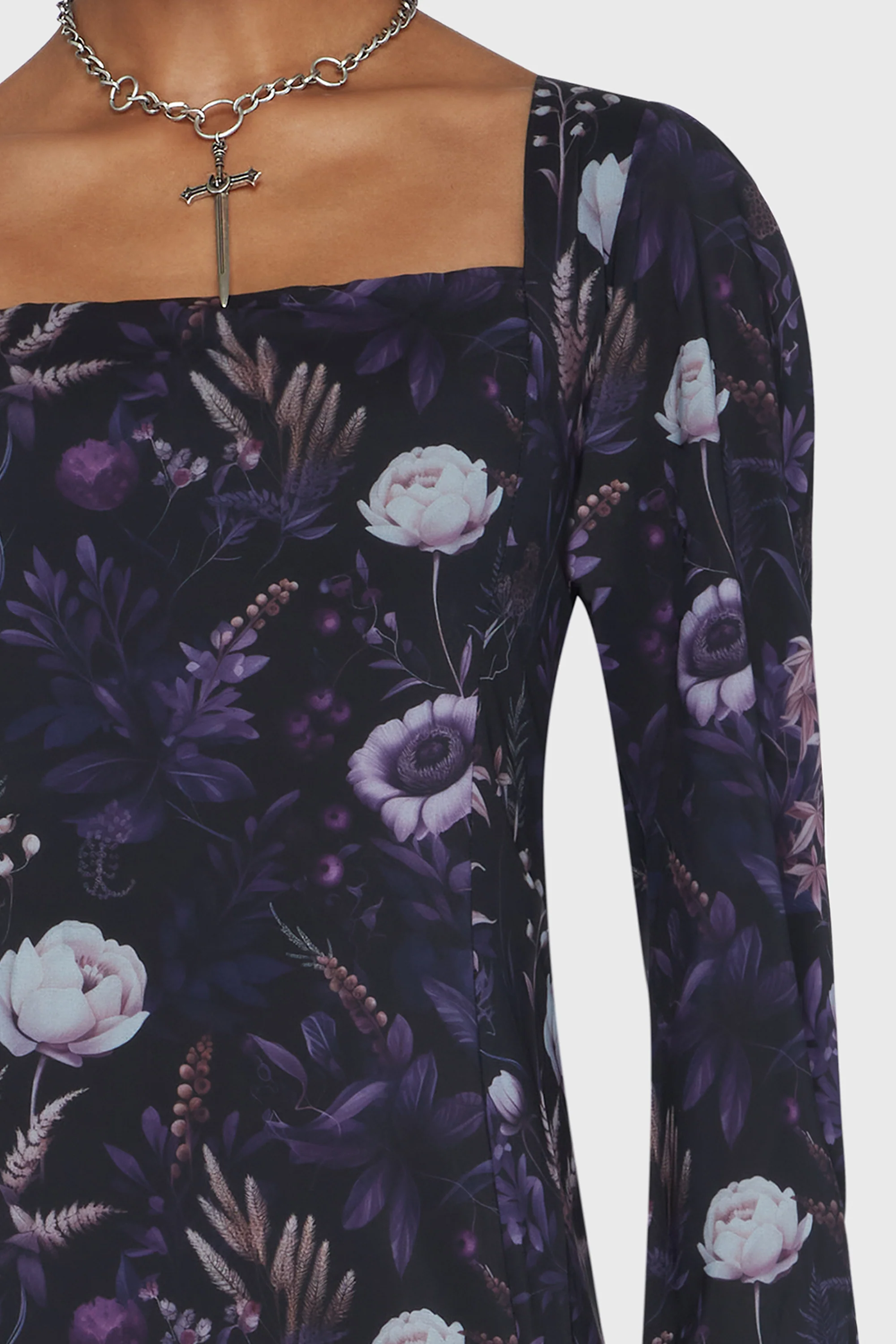 Dusk's Garden Maxi Dress - Image 2
