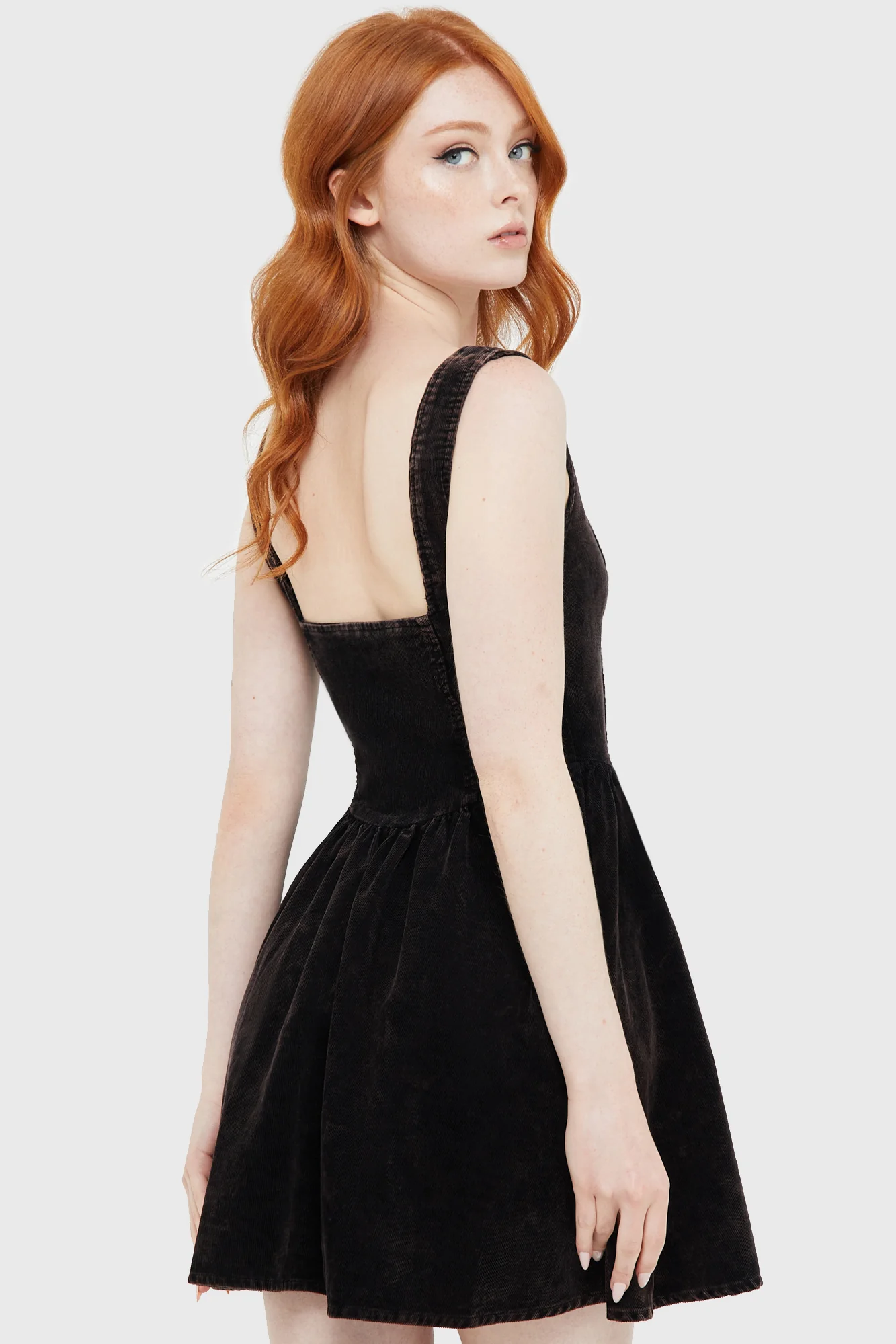 Elderroot Mini Dress [BROWN] - Image 2