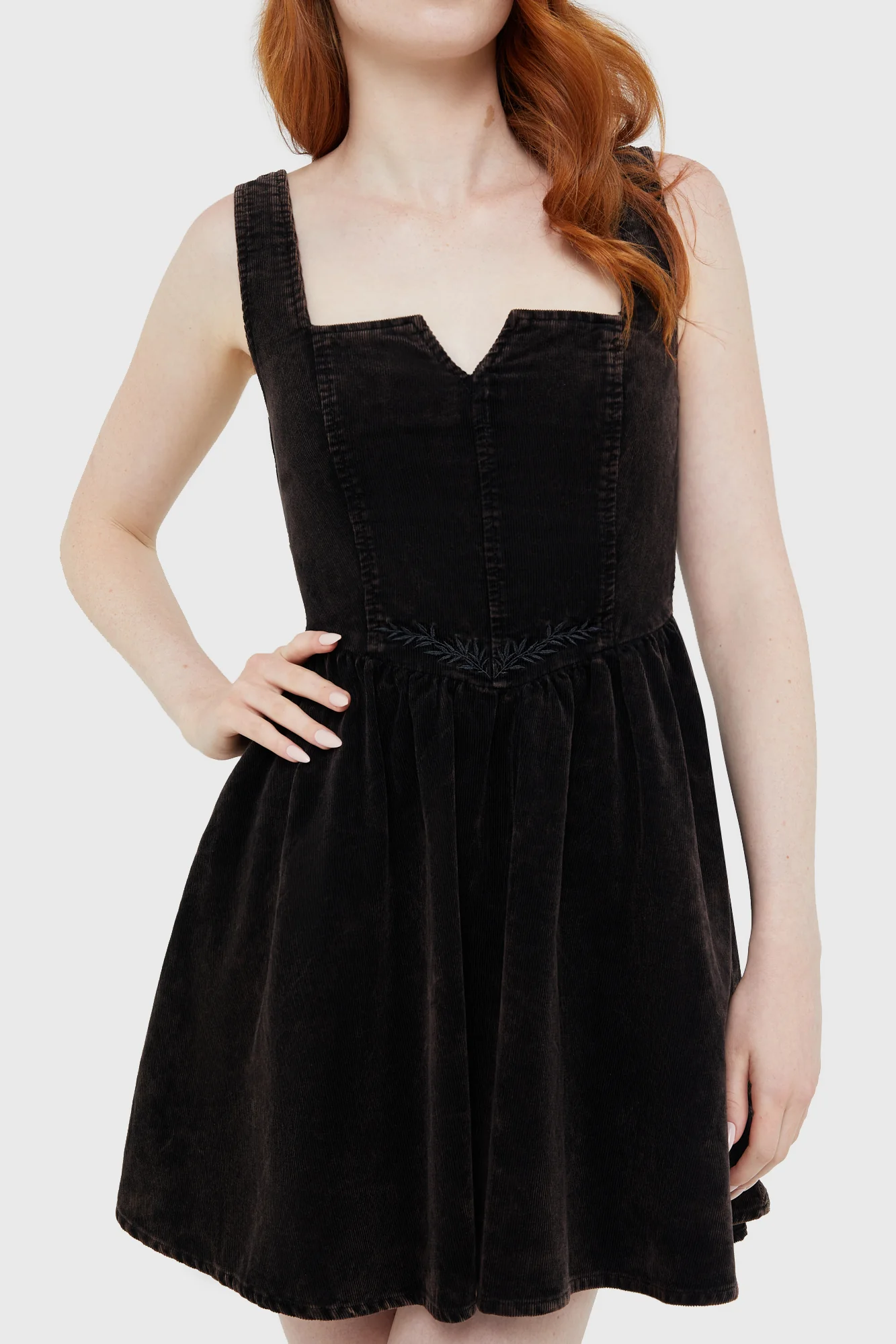 Elderroot Mini Dress [BROWN] - Image 3