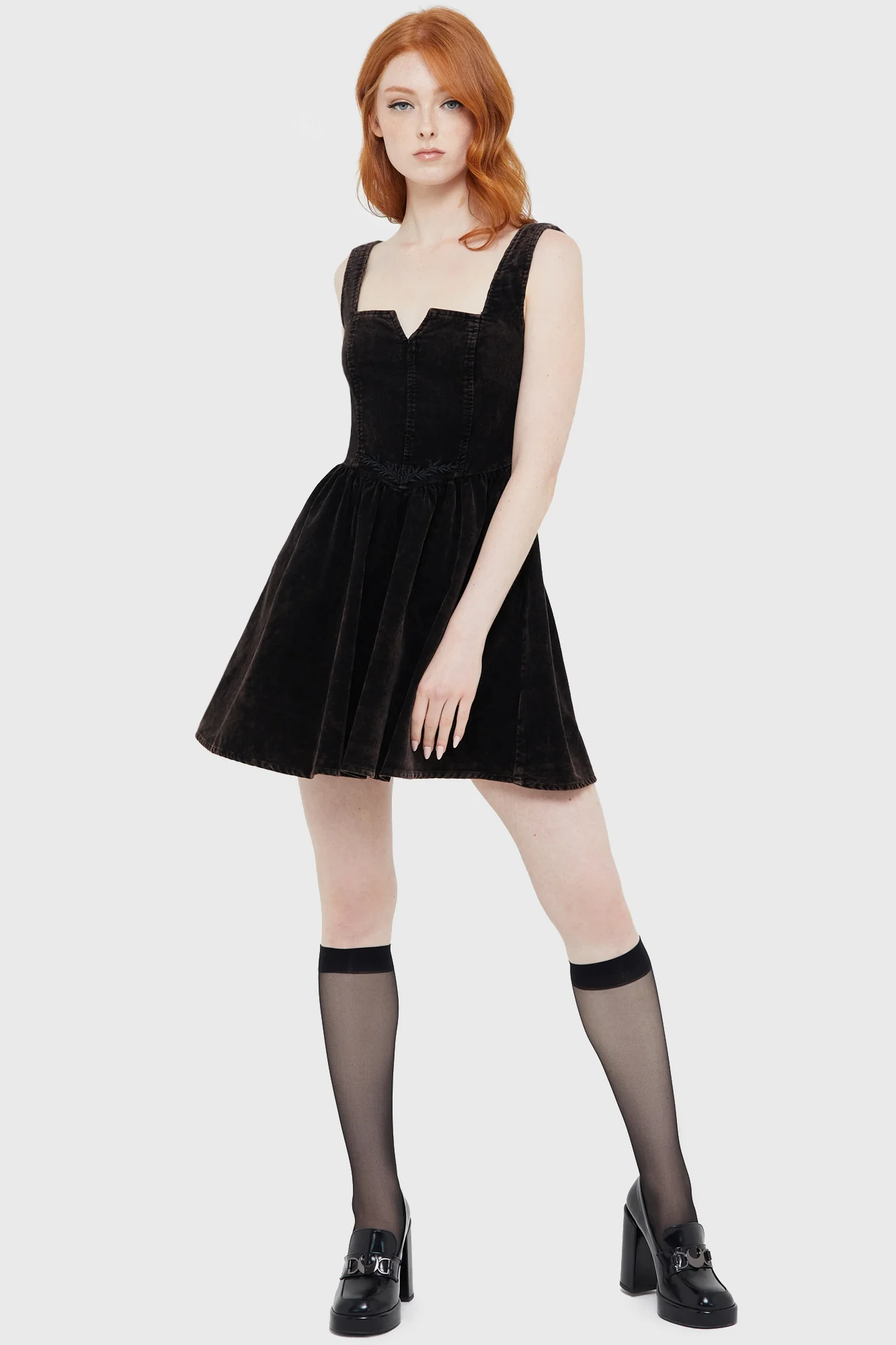 Elderroot Mini Dress [BROWN] - Image 4