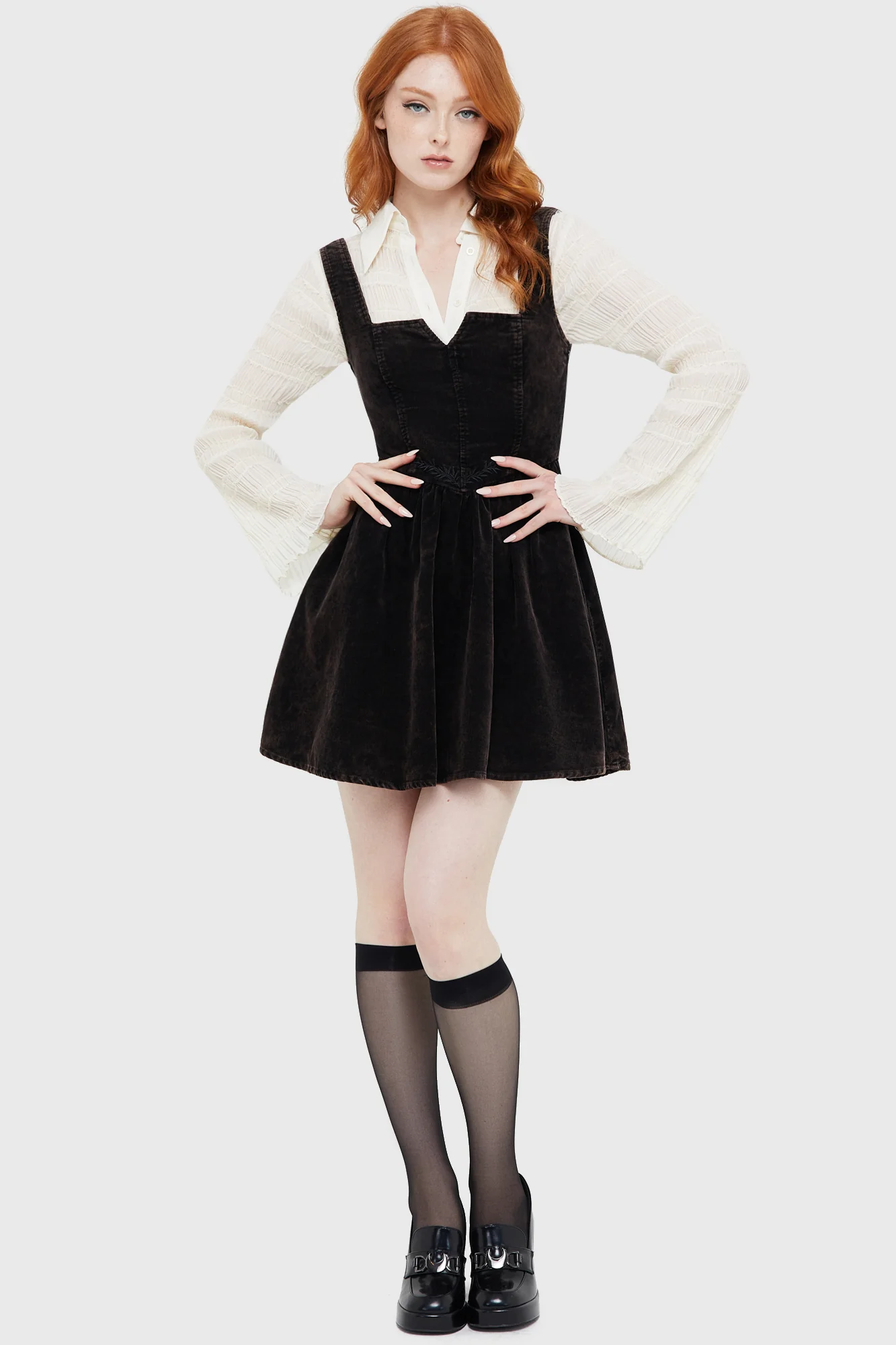 Elderroot Mini Dress [BROWN] - Image 6