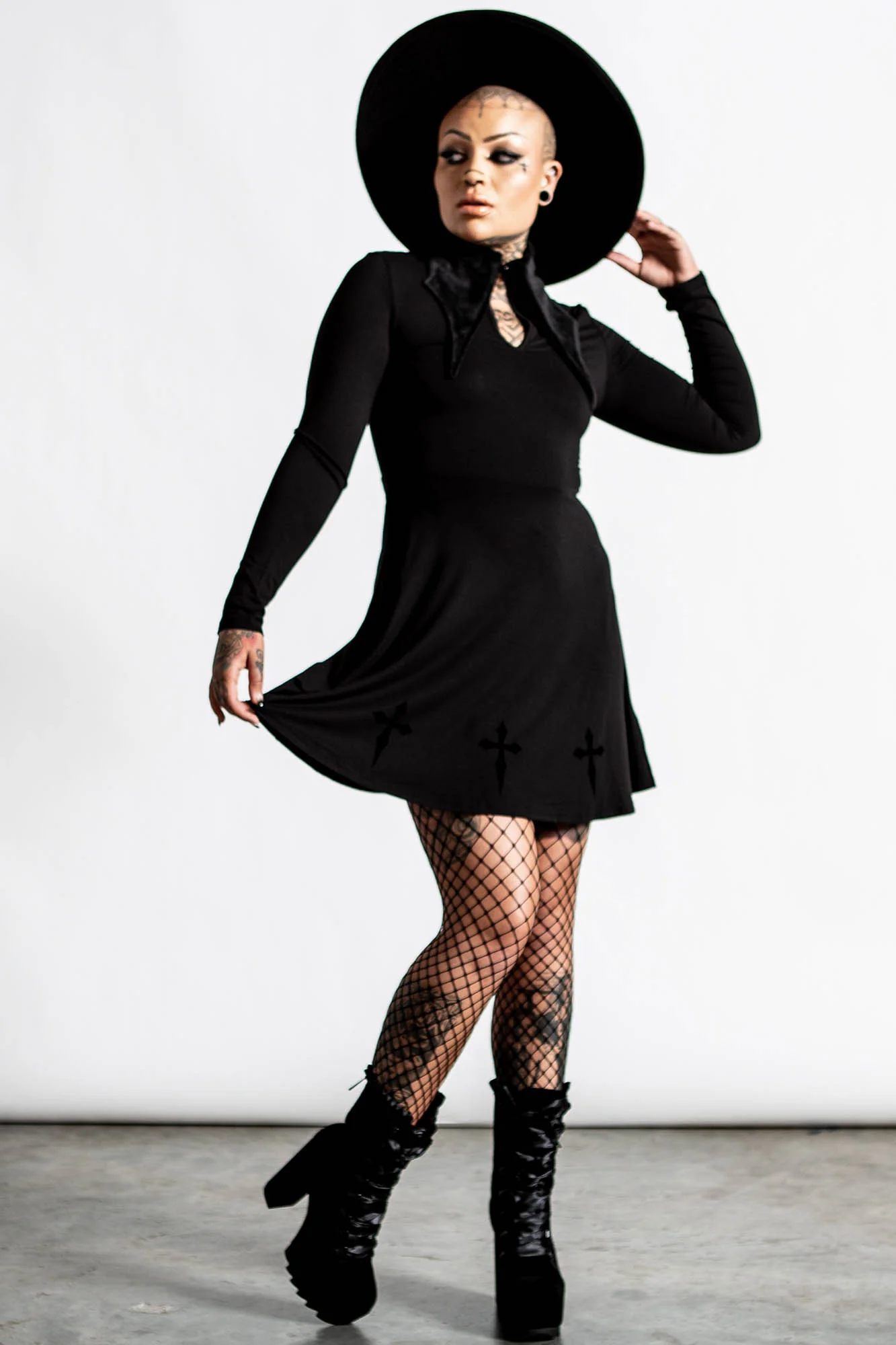 Elissabat Collar Dress - Image 4