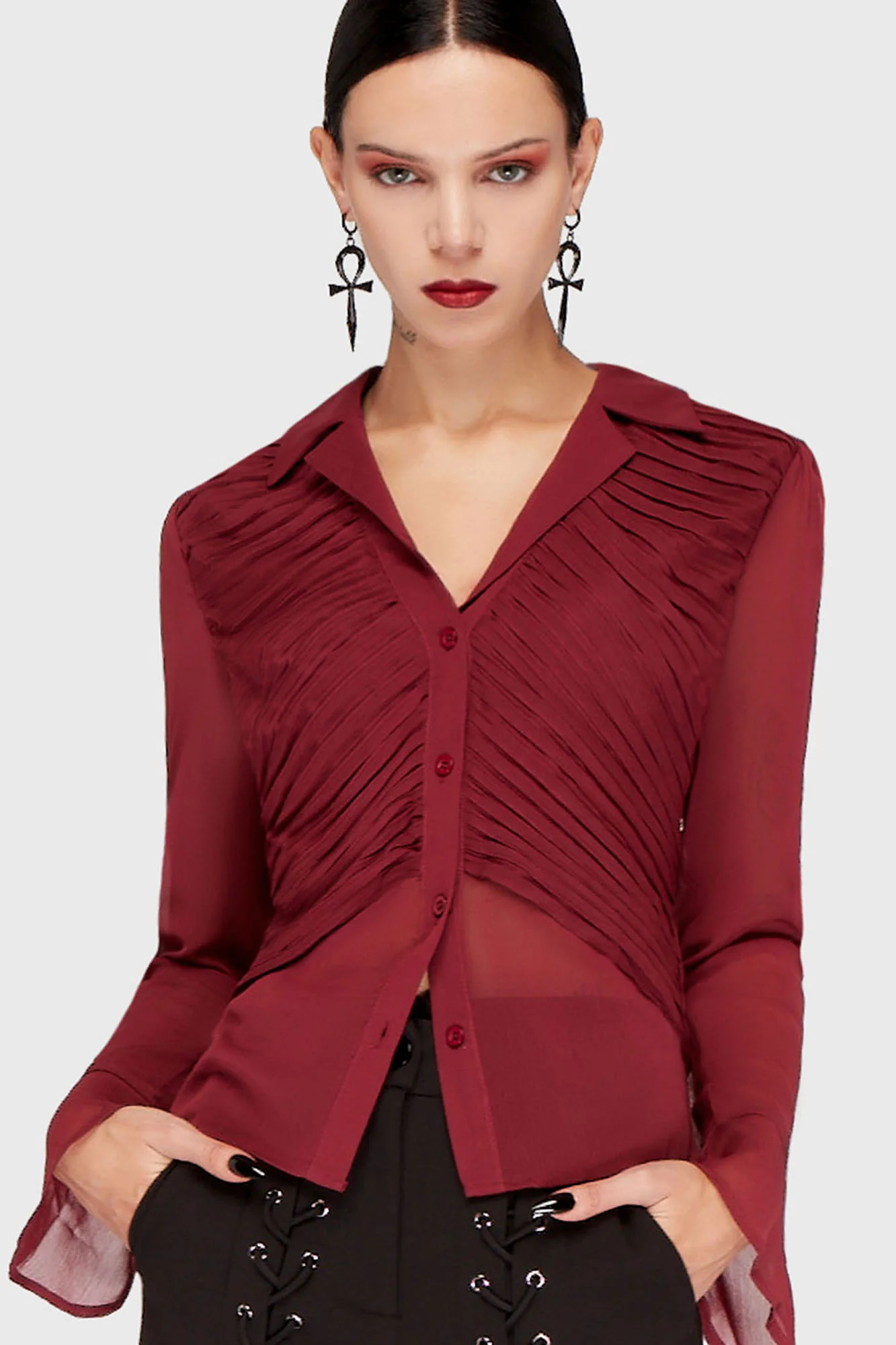 Evermore Eclipse Shirt [Burgundy]