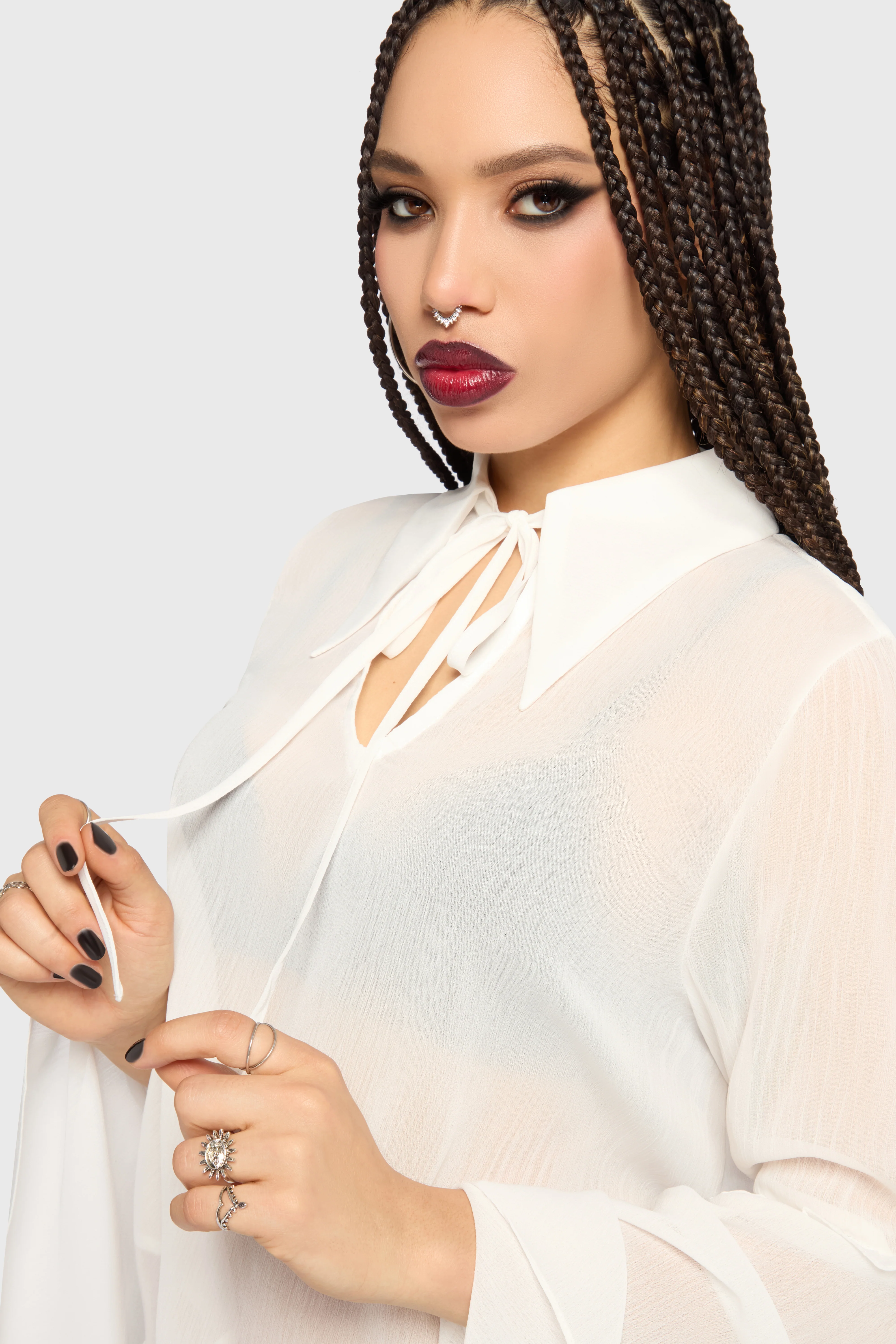 Fawnelle Flared Sleeve Shirt - Image 2