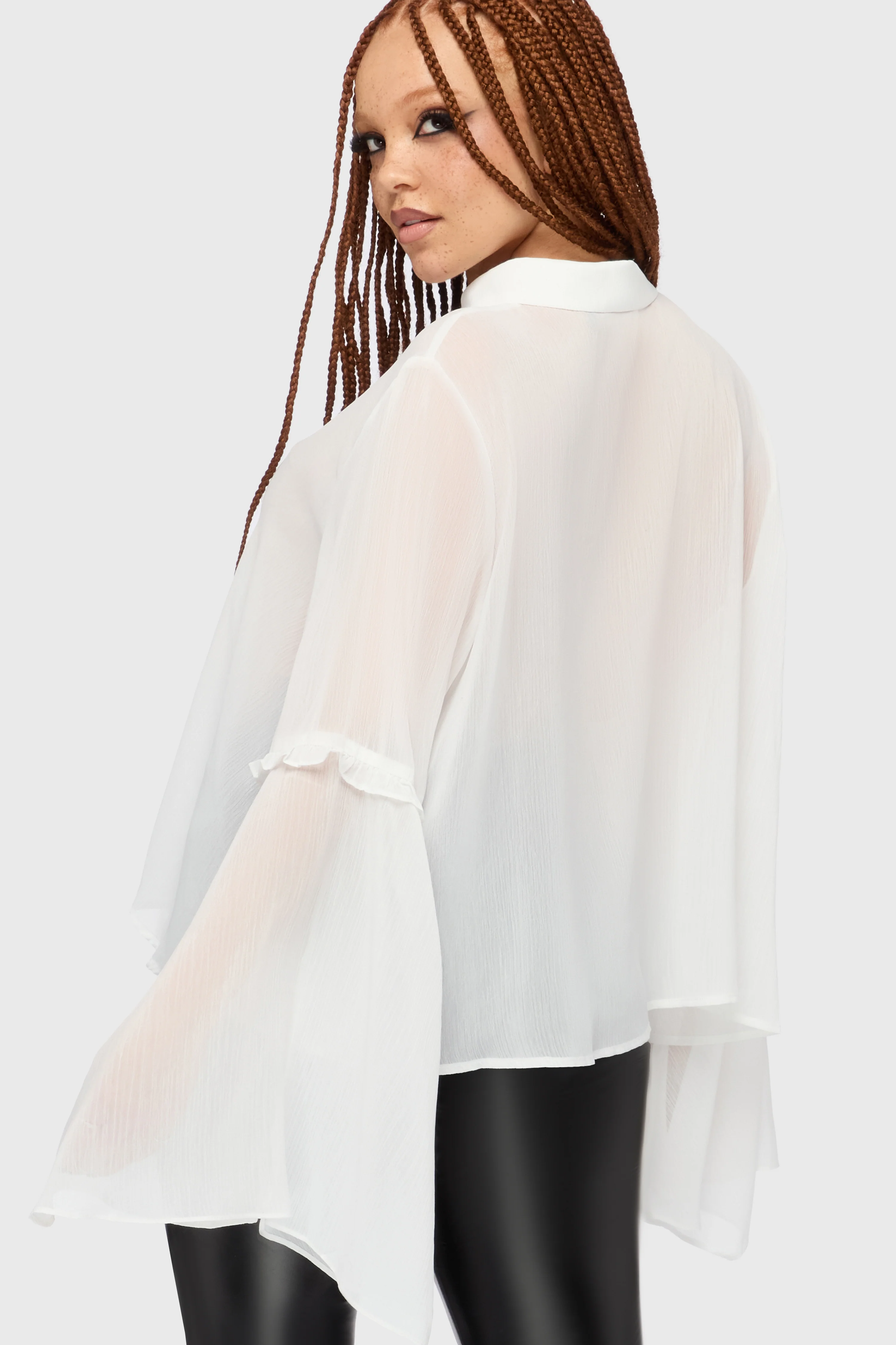 Fawnelle Flared Sleeve Shirt - Image 6
