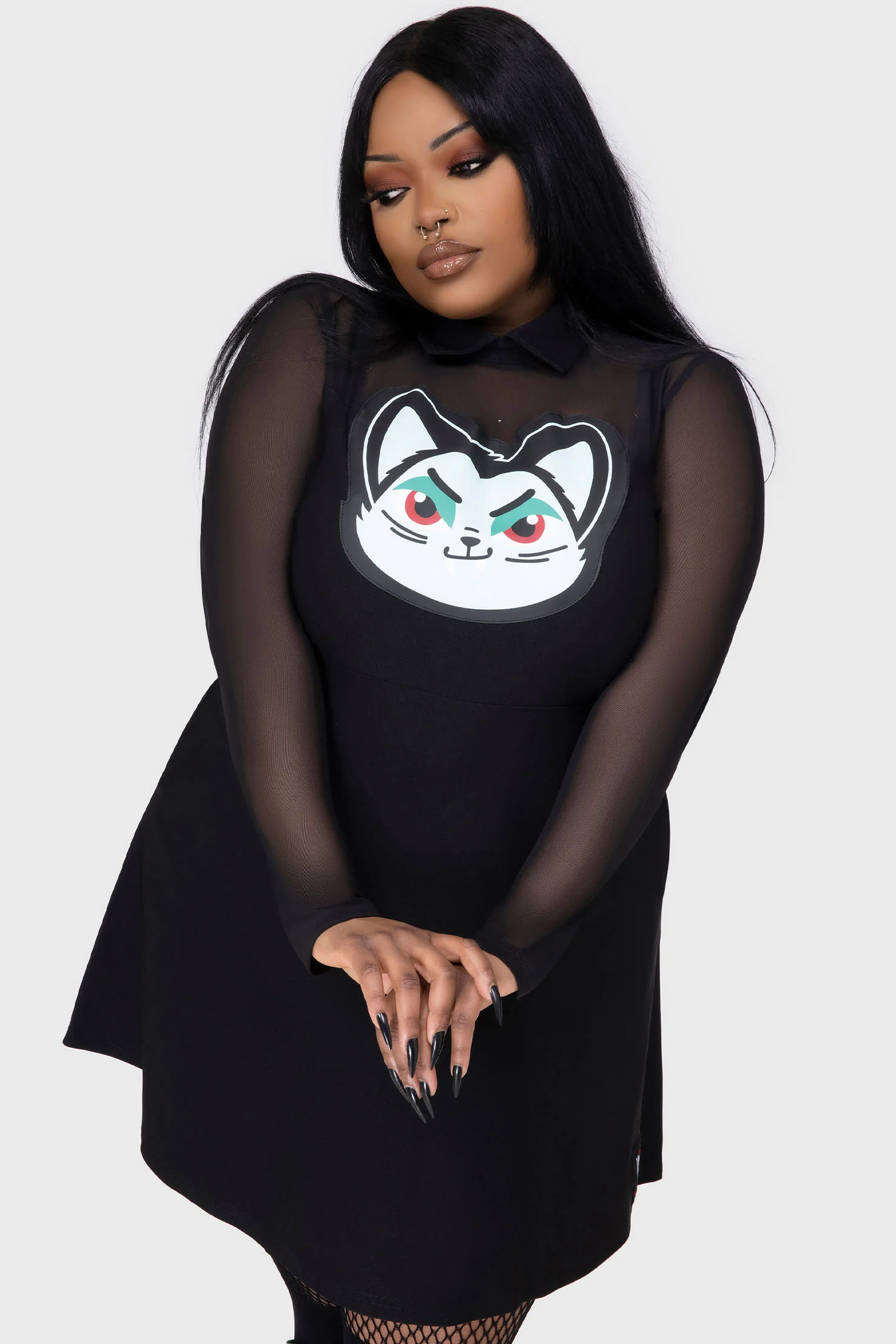 Feeling Fangtastic Skater Dress - Image 6