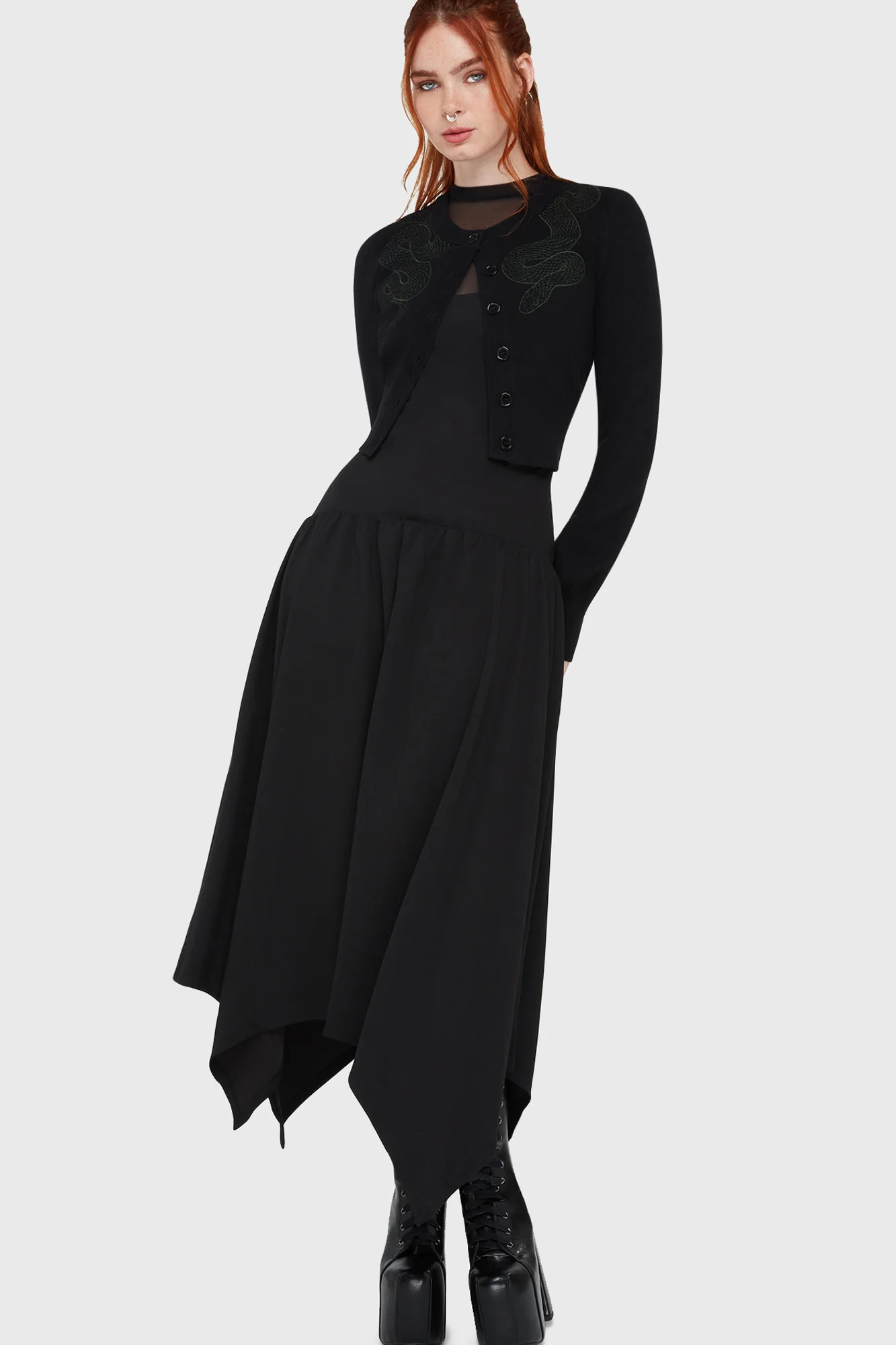 Forsaken Grove Midi Dress - Image 3