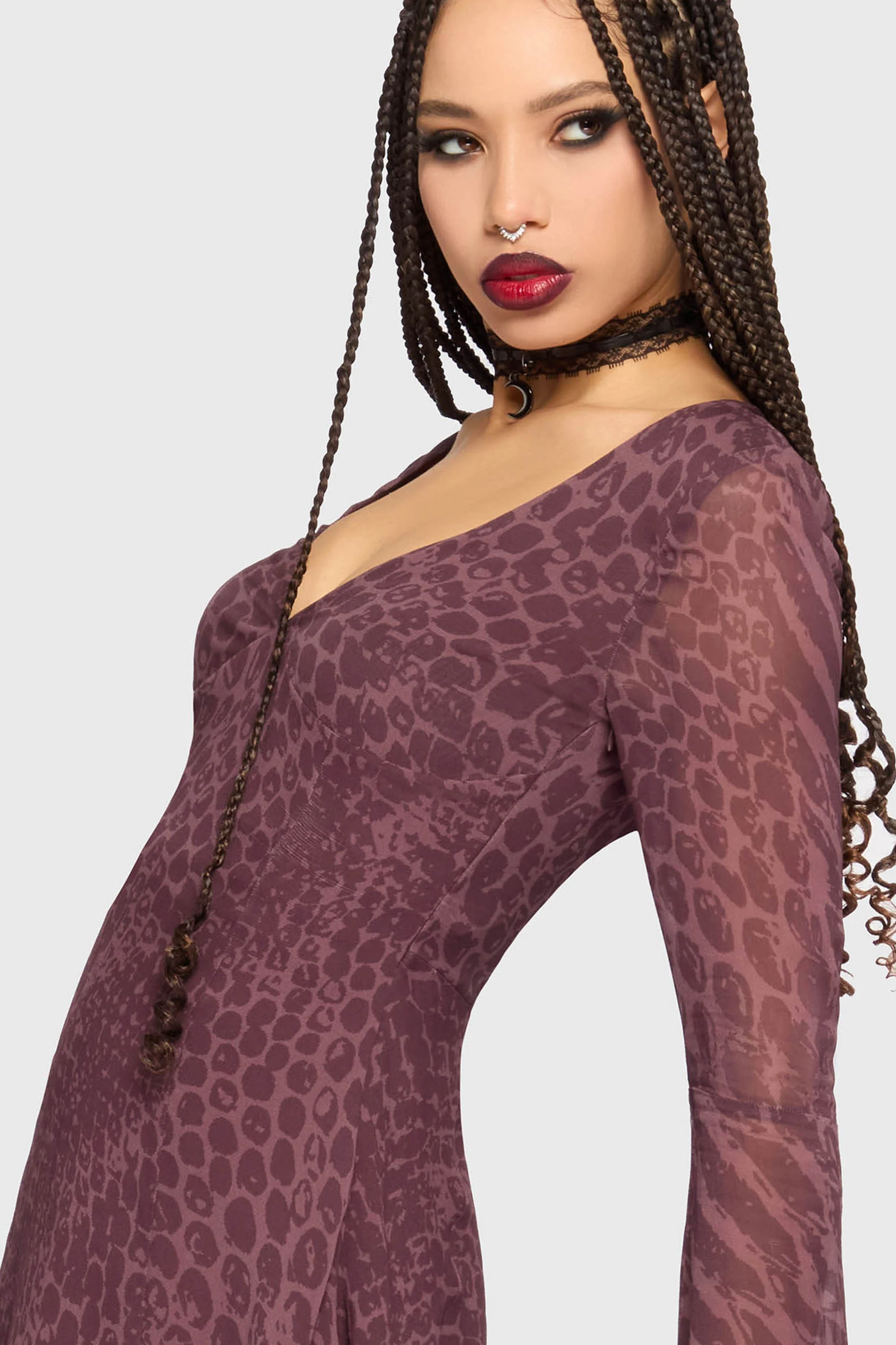 Gaia Adorned Mini Dress - Image 2