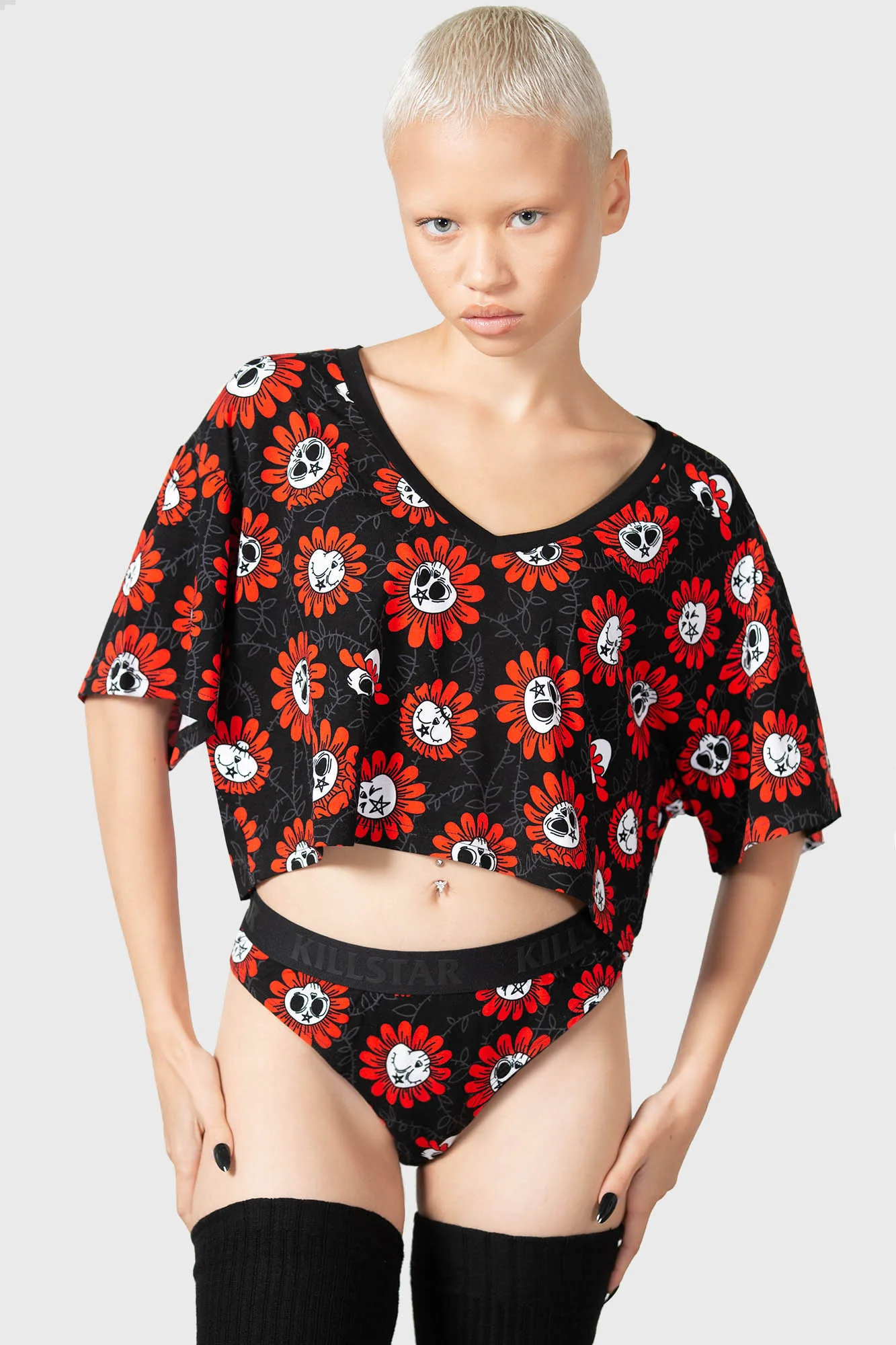 Gloomy Garden V-Neck Top - Image 2