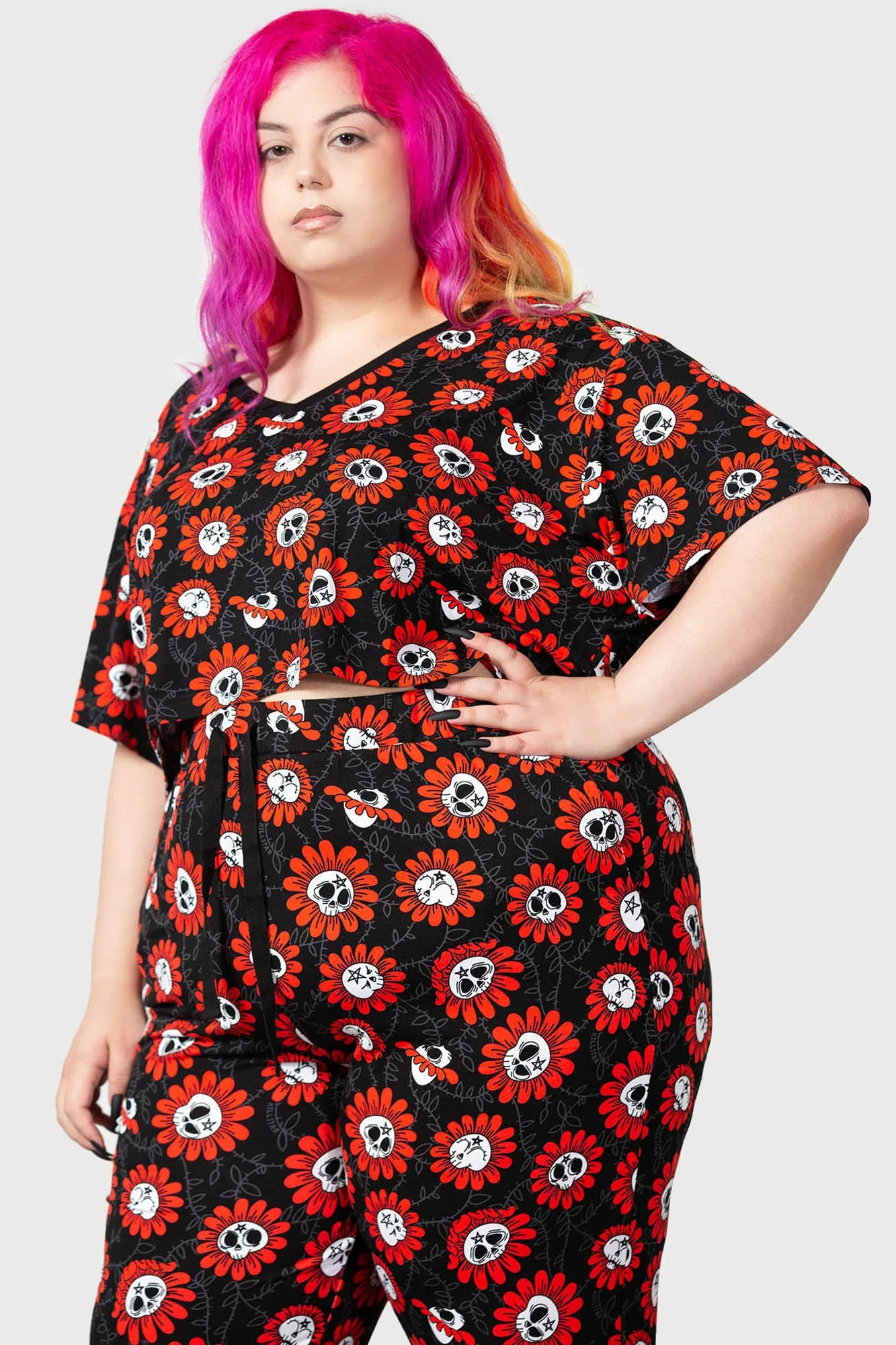 Gloomy Garden V-Neck Top - Image 6