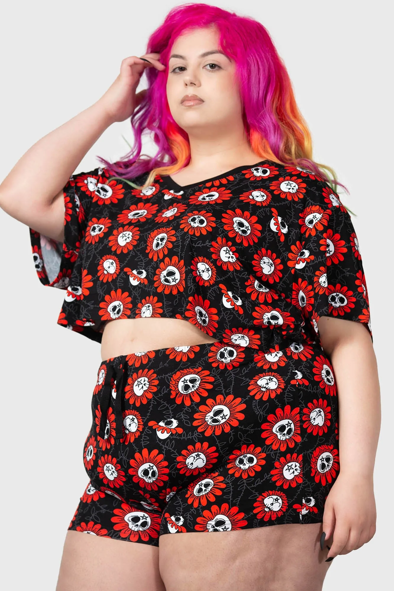 Gloomy Garden V-Neck Top - Image 8