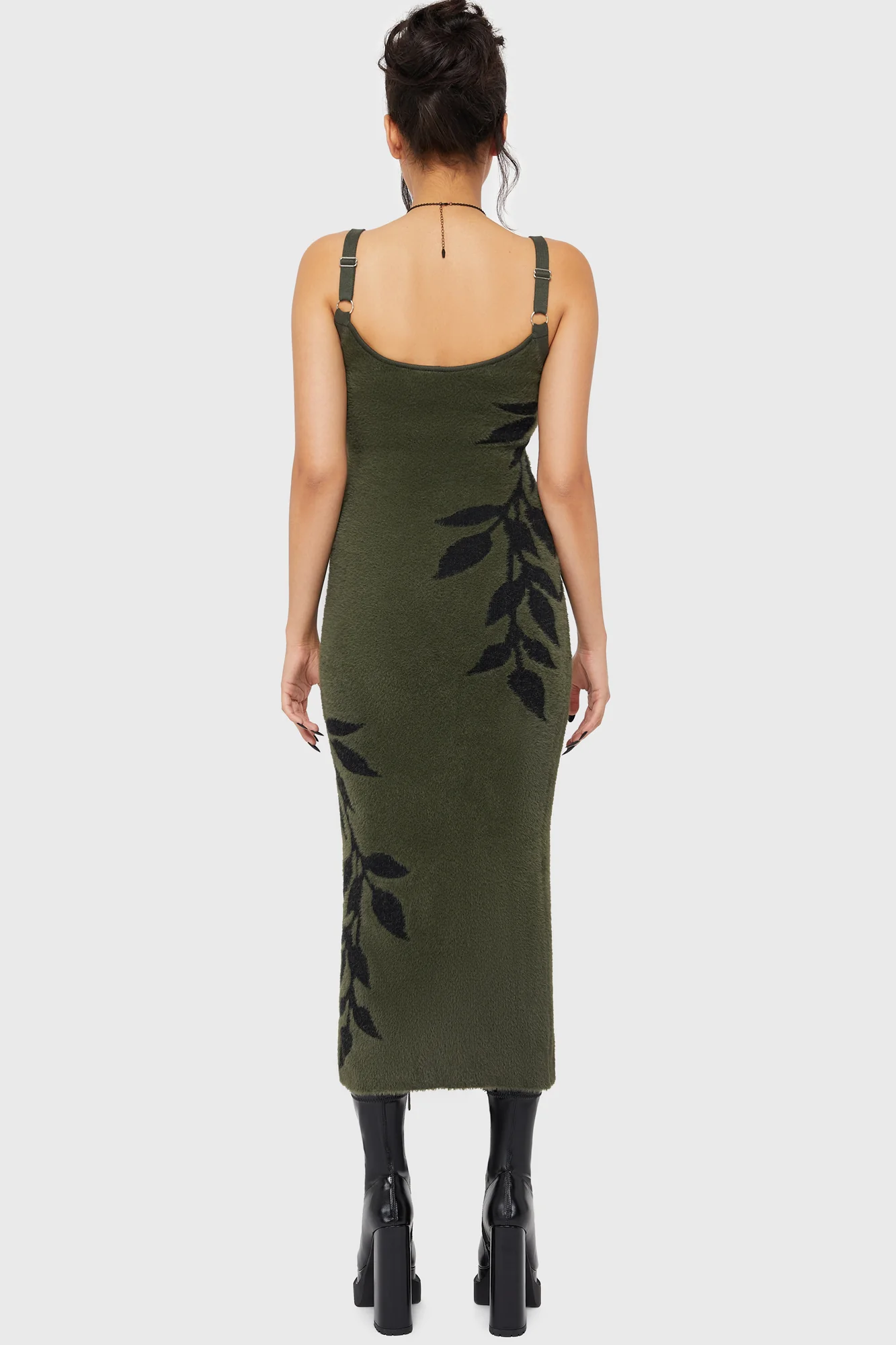 Grim Ferns Midi Dress - Image 4
