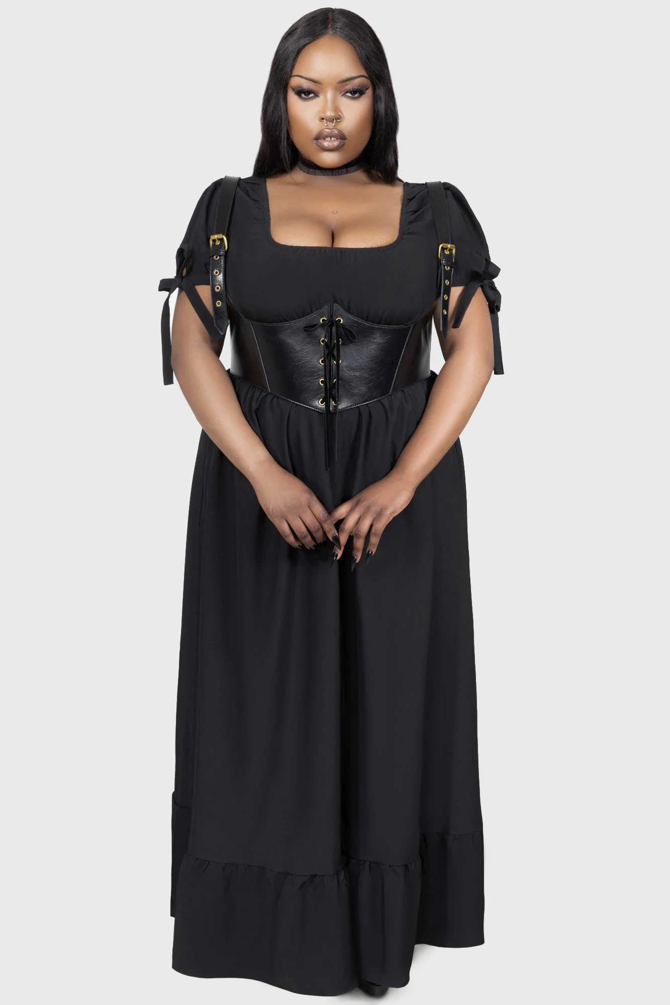 Grim Gretchen Dress [BLACK] - Image 6