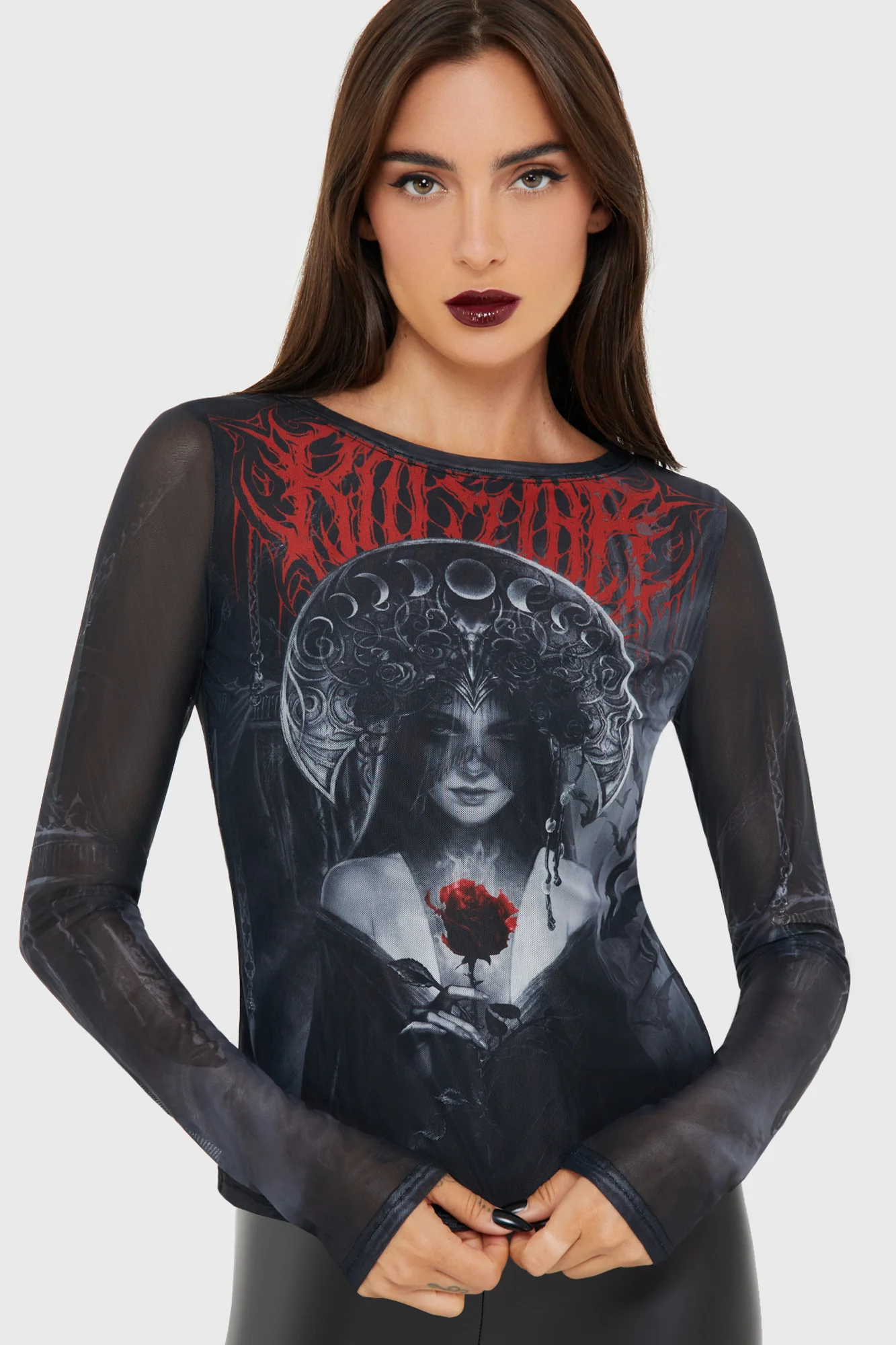 Grimalkins Glass Mesh Top - Image 2