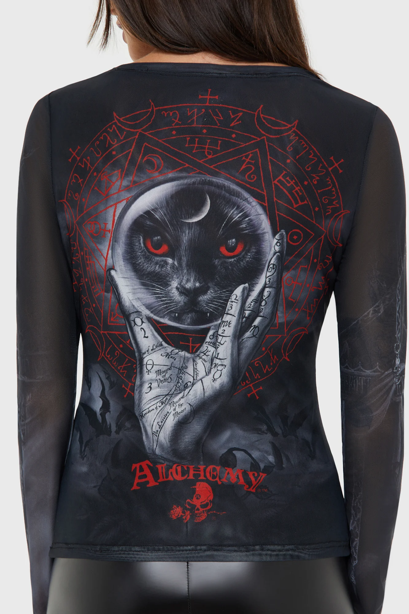 Grimalkins Glass Mesh Top - Image 3