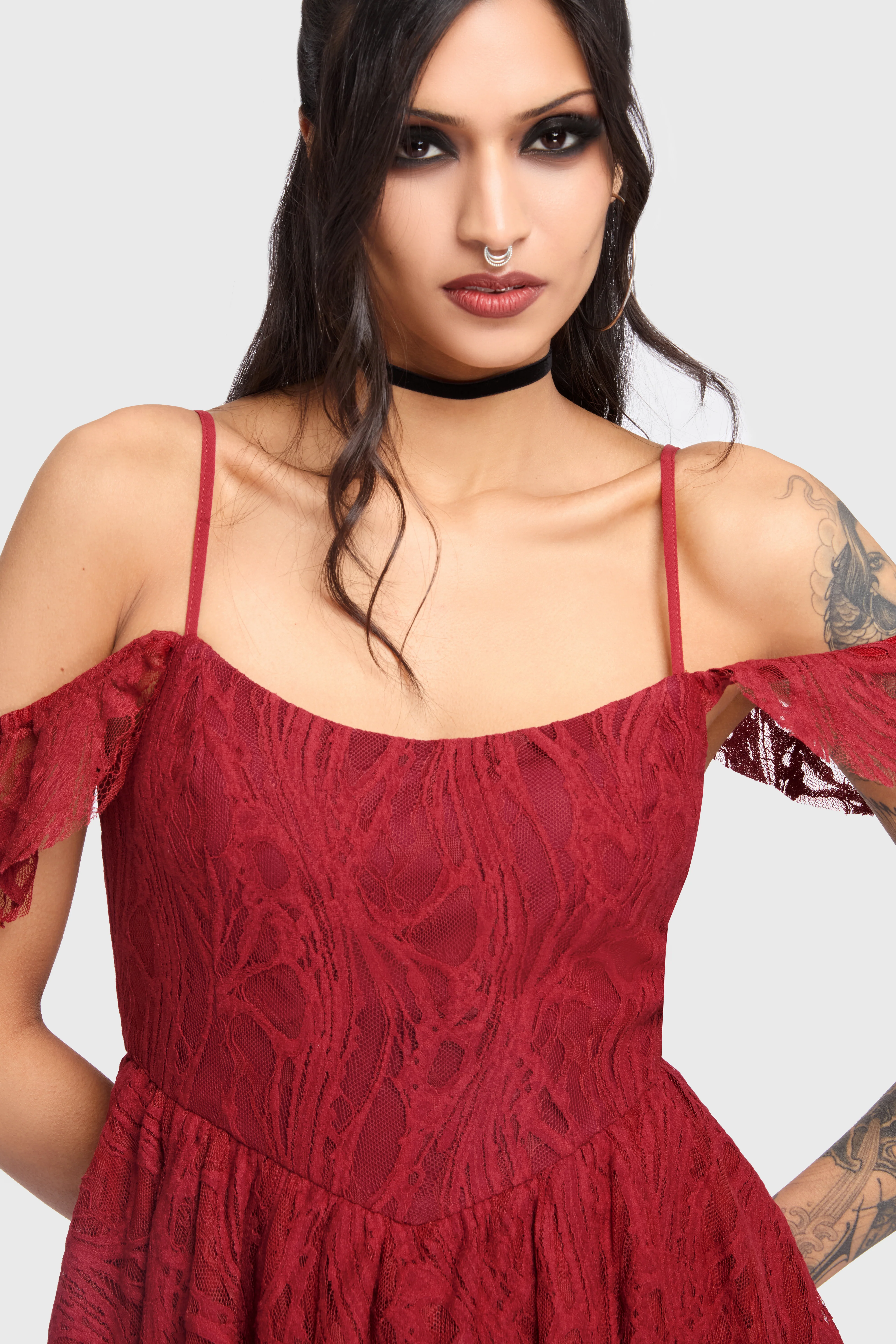 Haunted Union Dress [RED] - Image 2