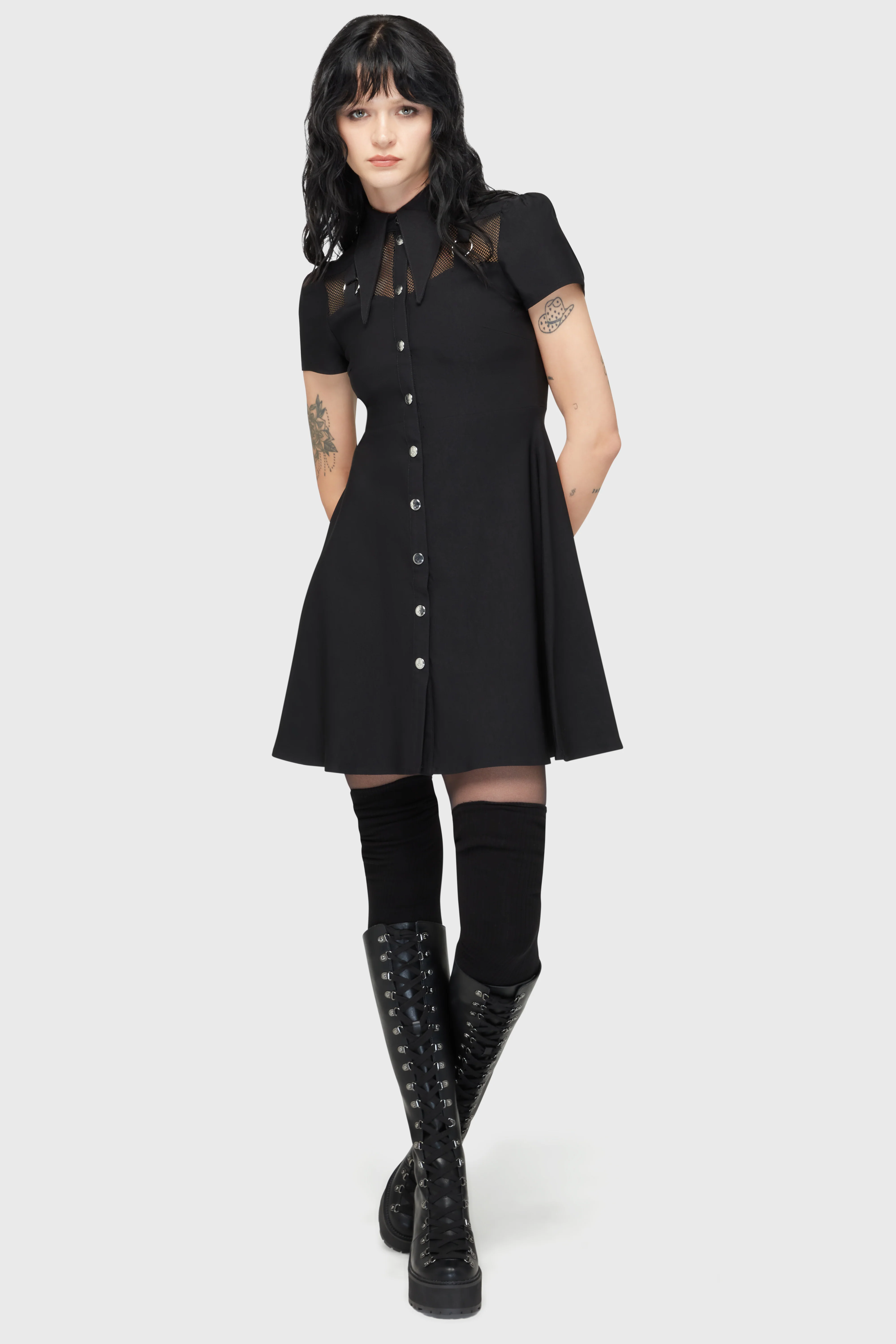 Jovana Collar & Ring Dress - Image 3