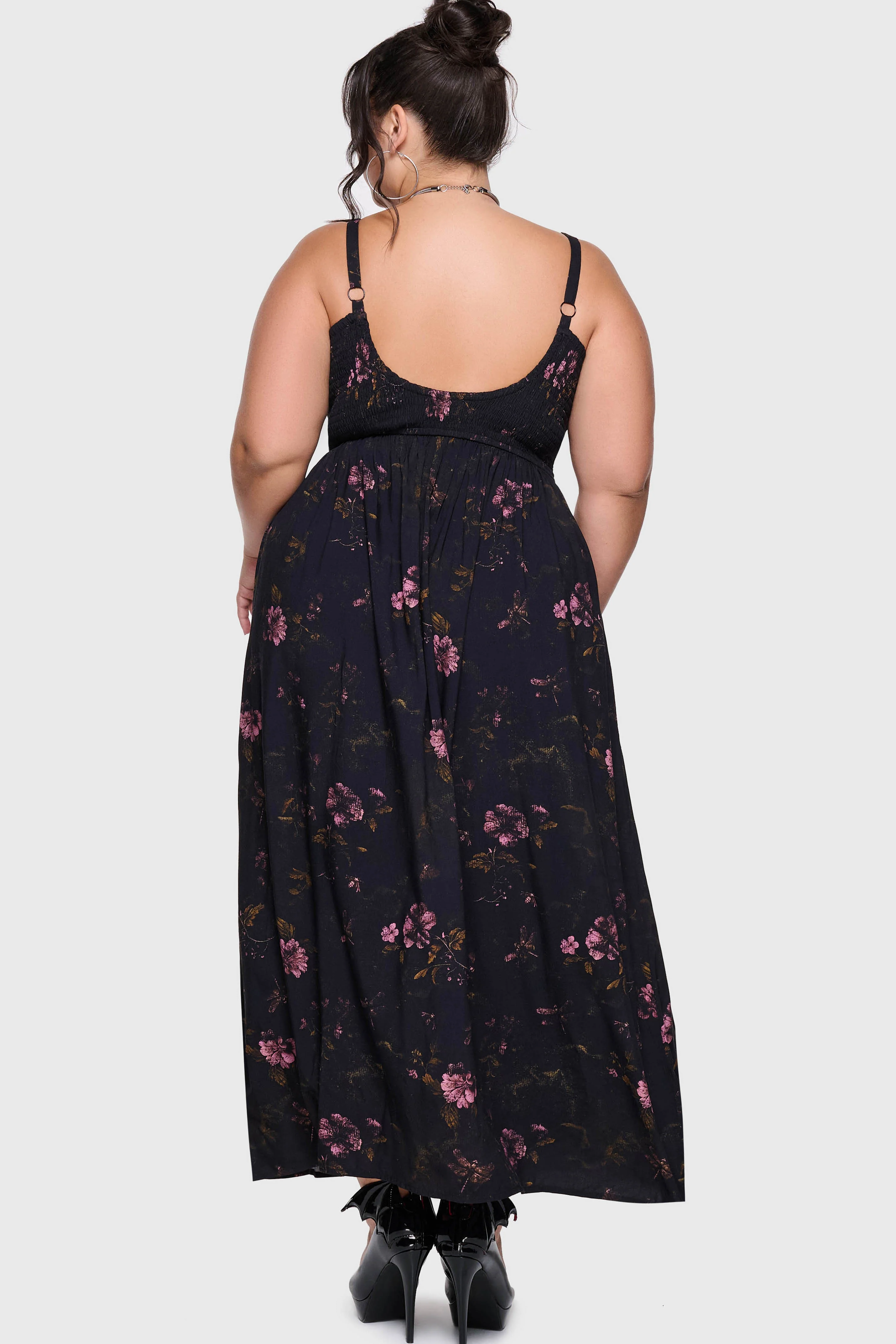 Junniper Maxi Dress [BLACK/PINK] - Image 11