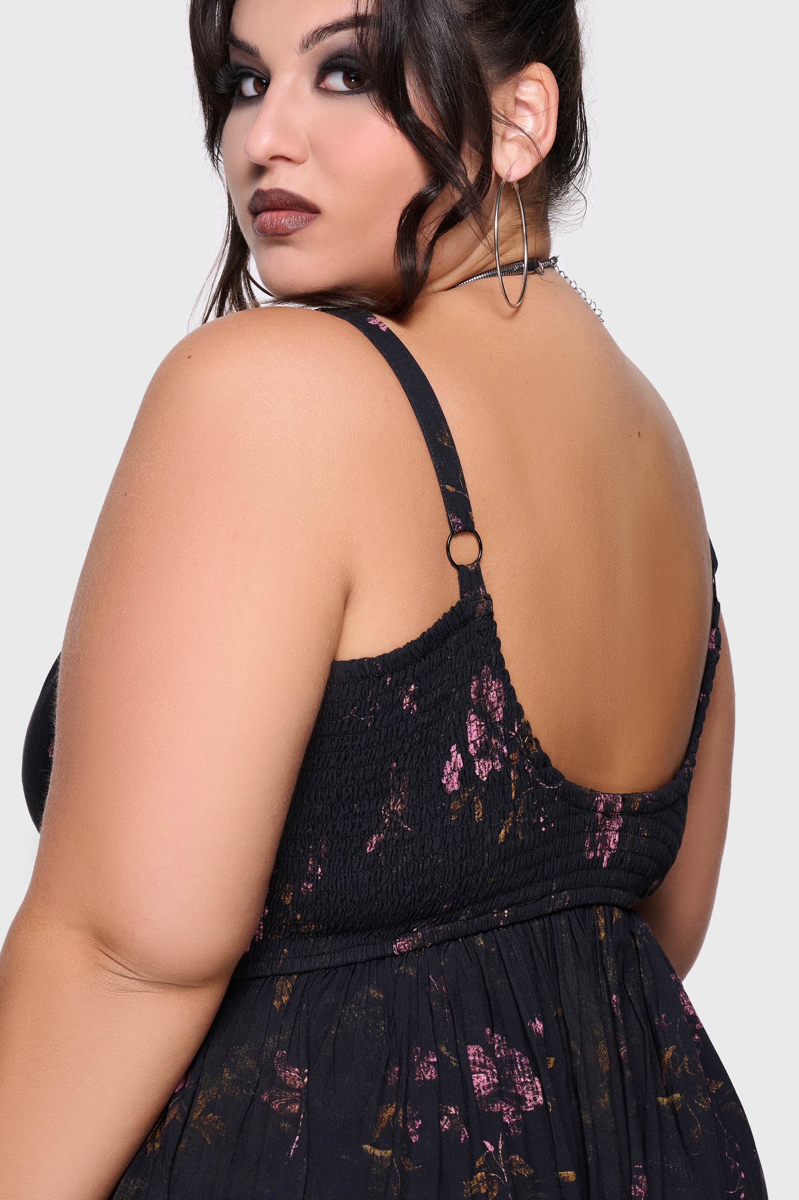 Junniper Maxi Dress [BLACK/PINK] - Image 12