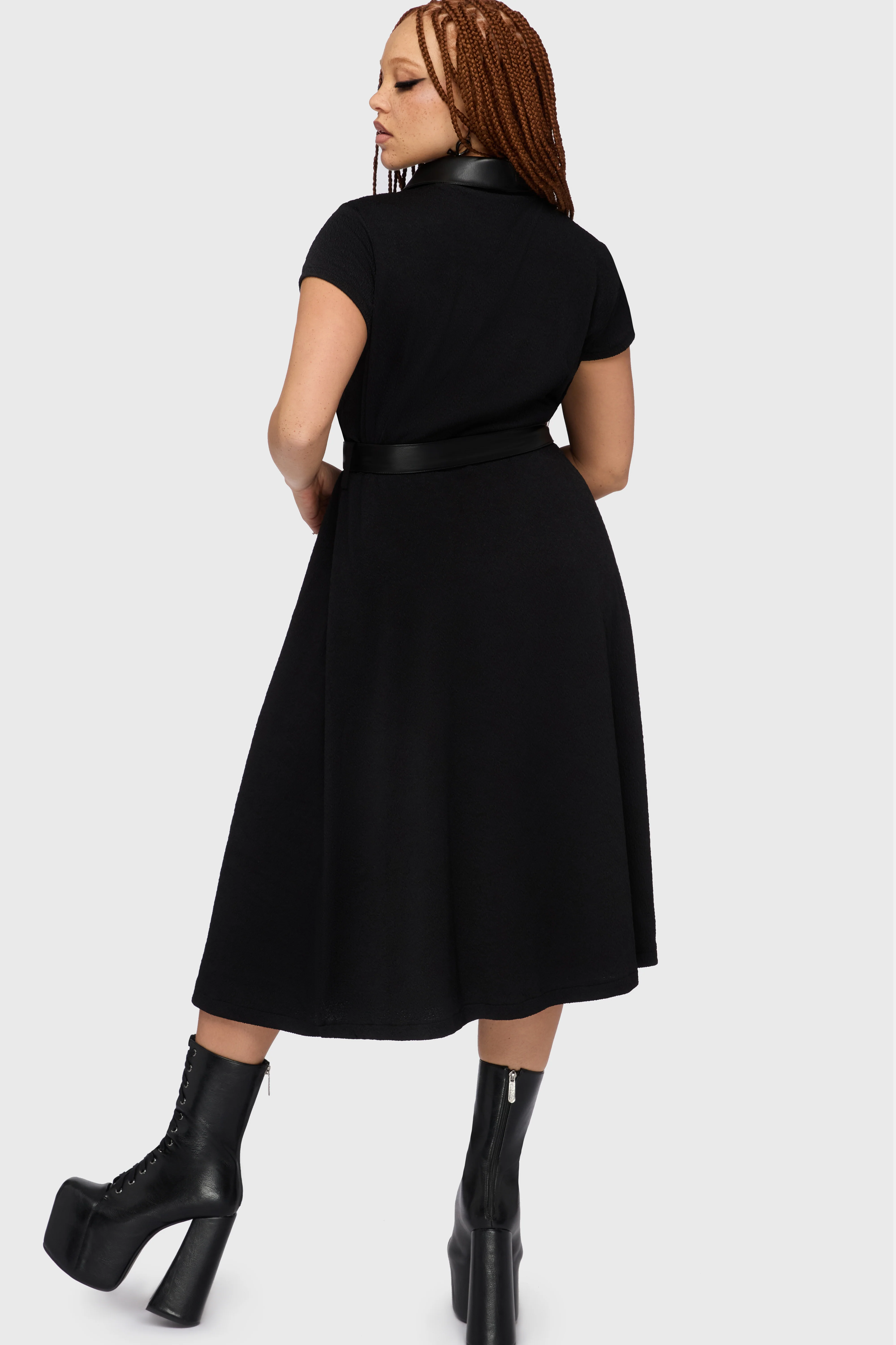 Kihilist Obsidienne Collar Dress - Image 10