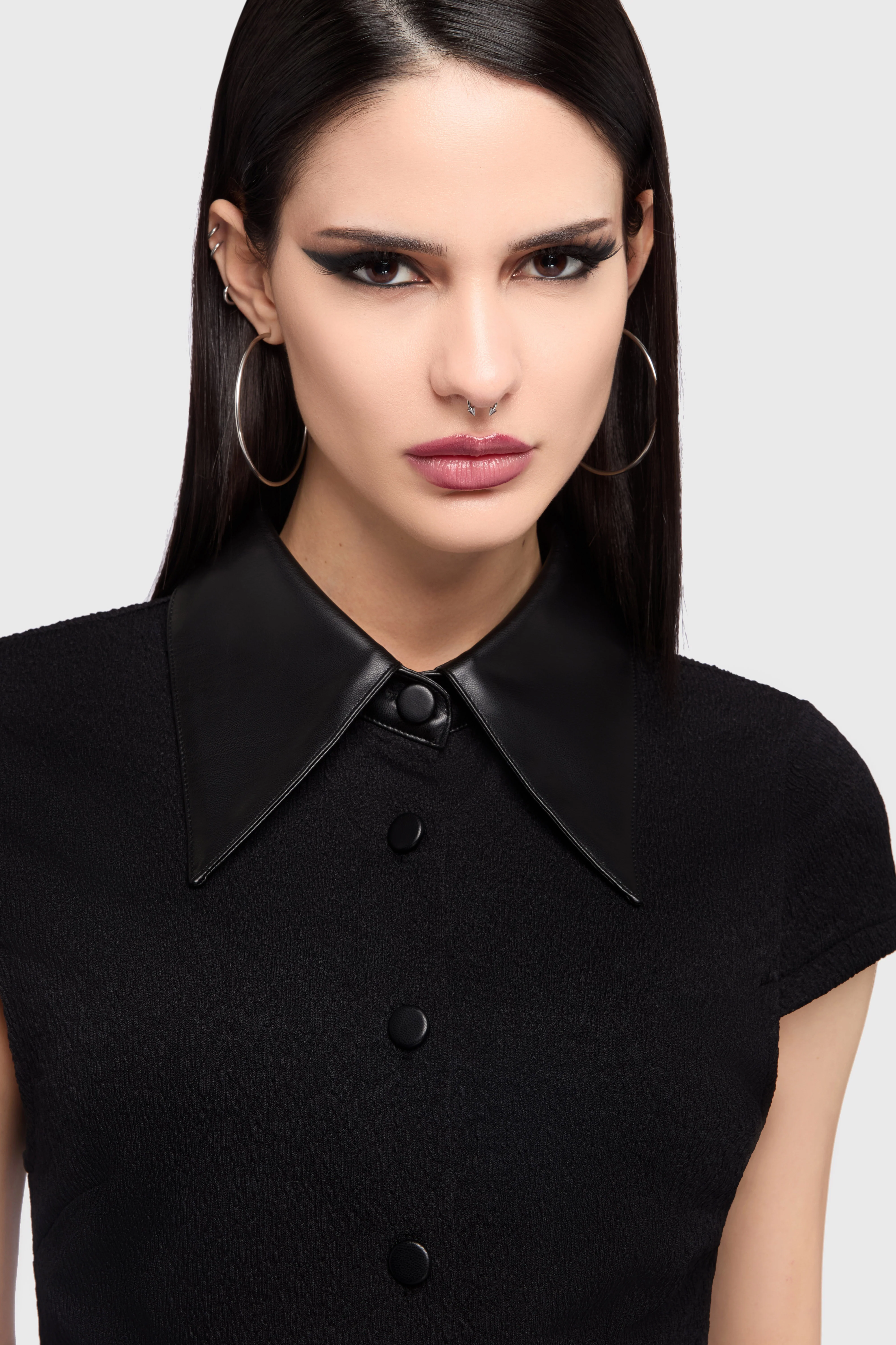Kihilist Obsidienne Collar Dress - Image 2